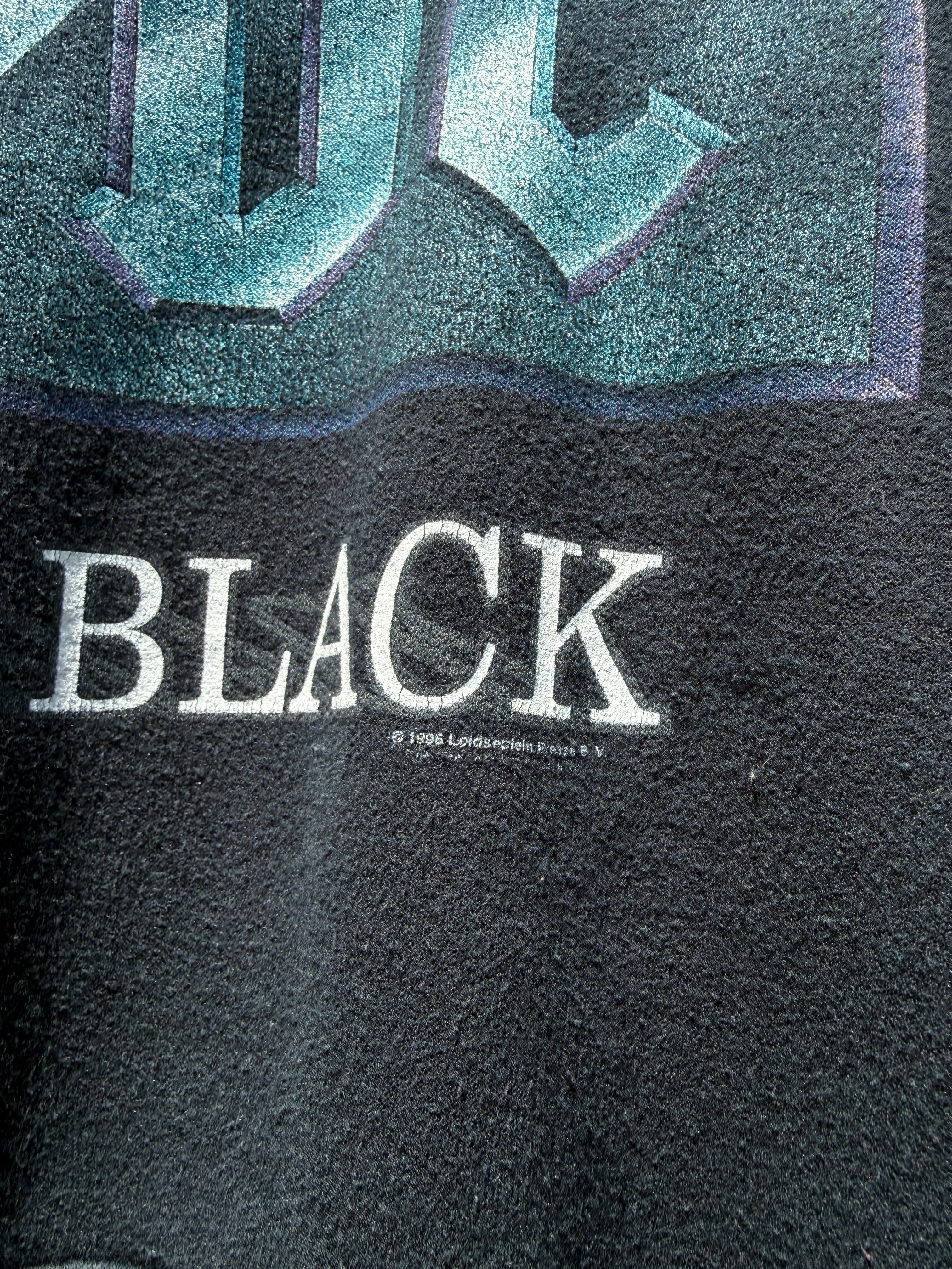 1996 ACDC Back in Black Hoodie Size L