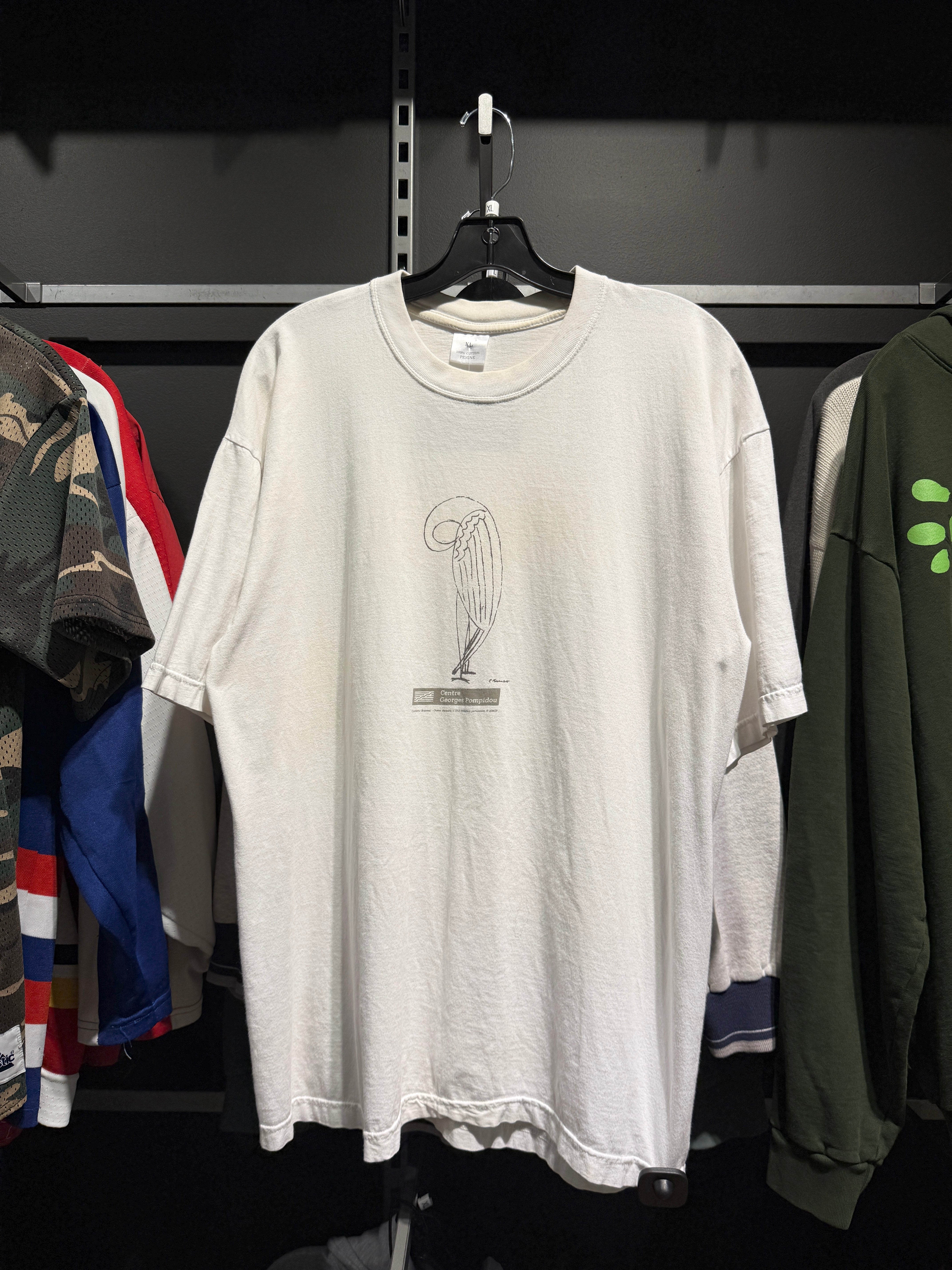 90s Georges Pompidou Centre Art Tee Sz XL