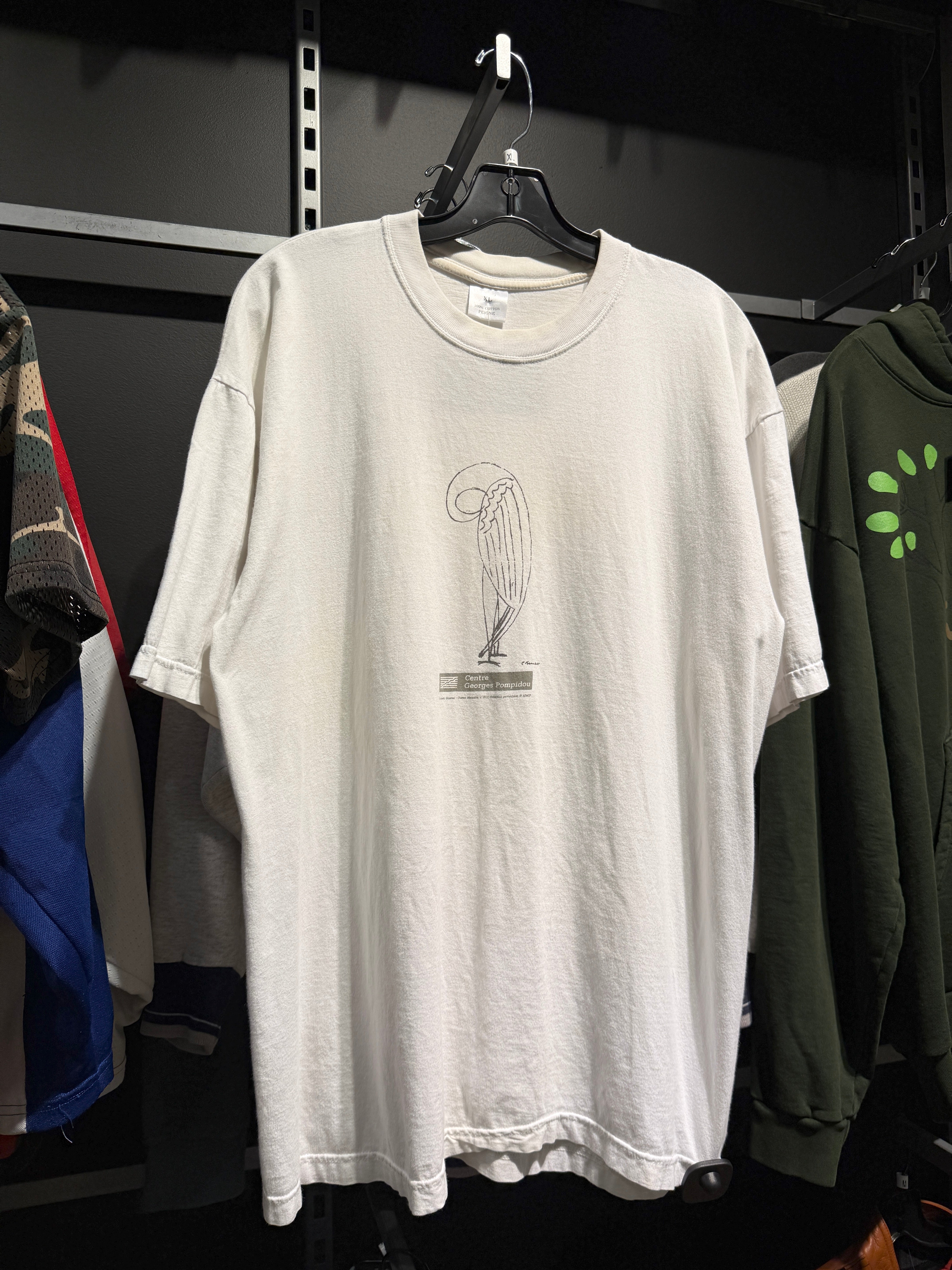 90s Georges Pompidou Centre Art Tee Sz XL