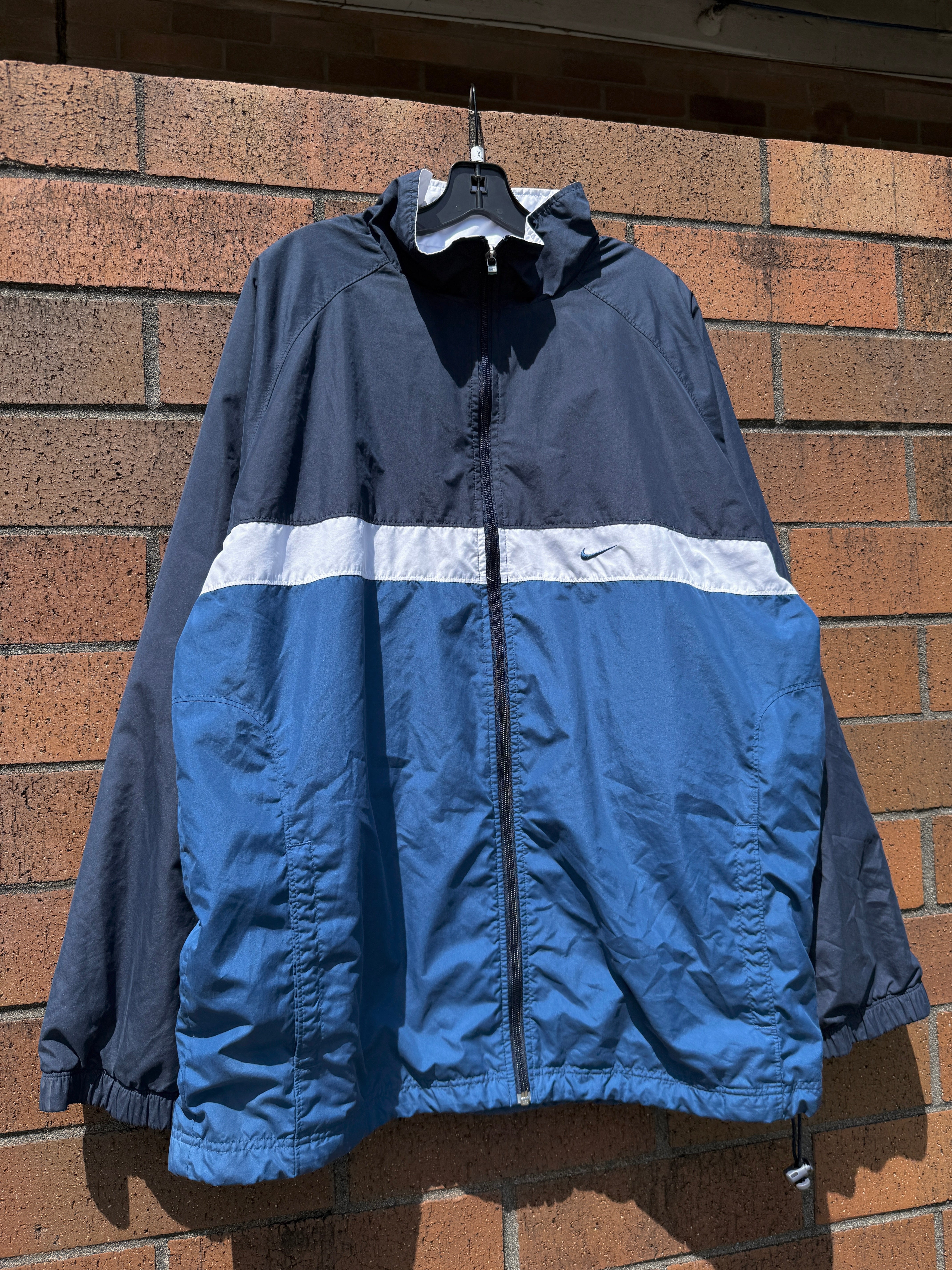 2004 Nike Blue / White Track Jacket Size XL