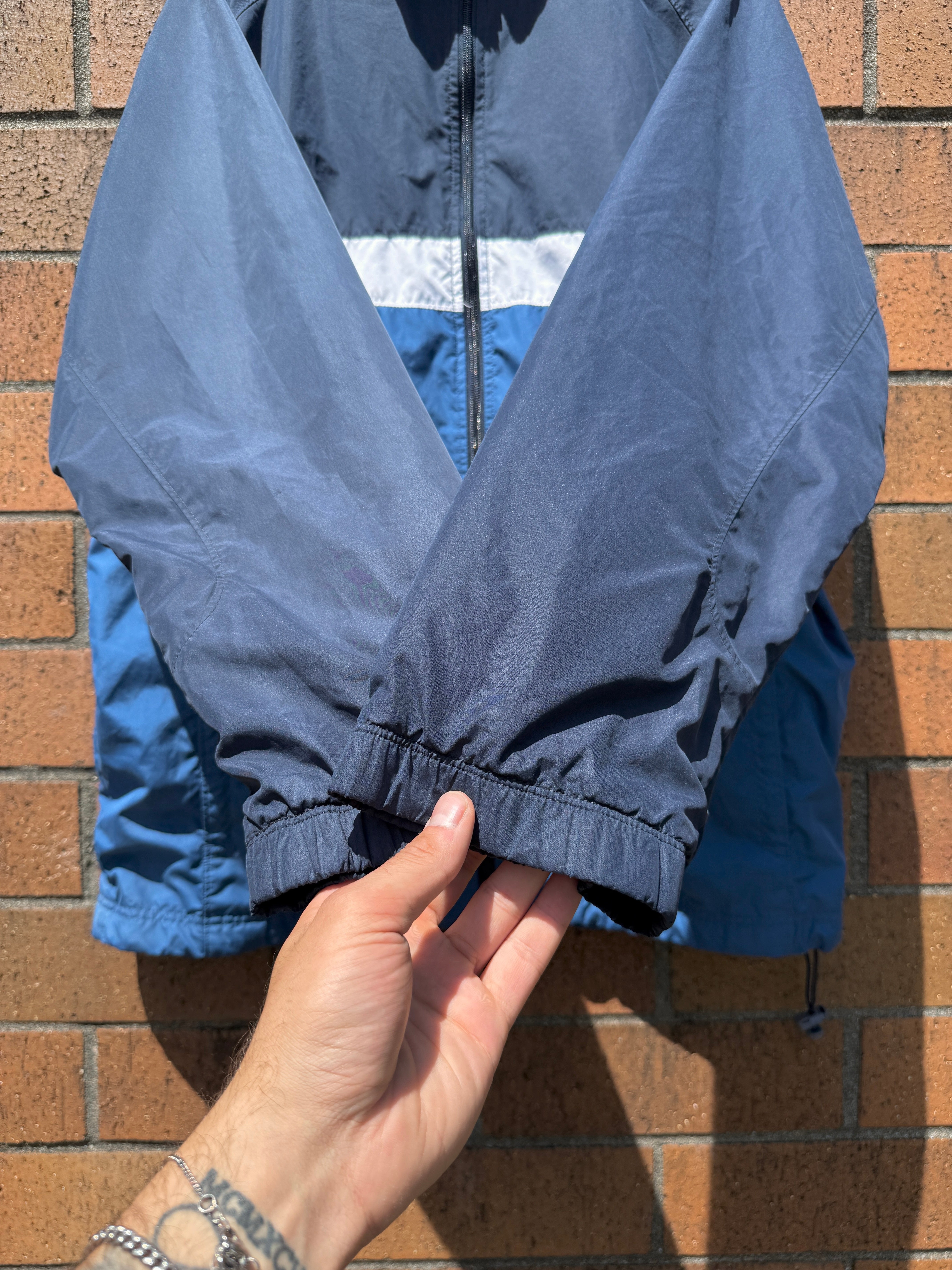 2004 Nike Blue / White Track Jacket Size XL