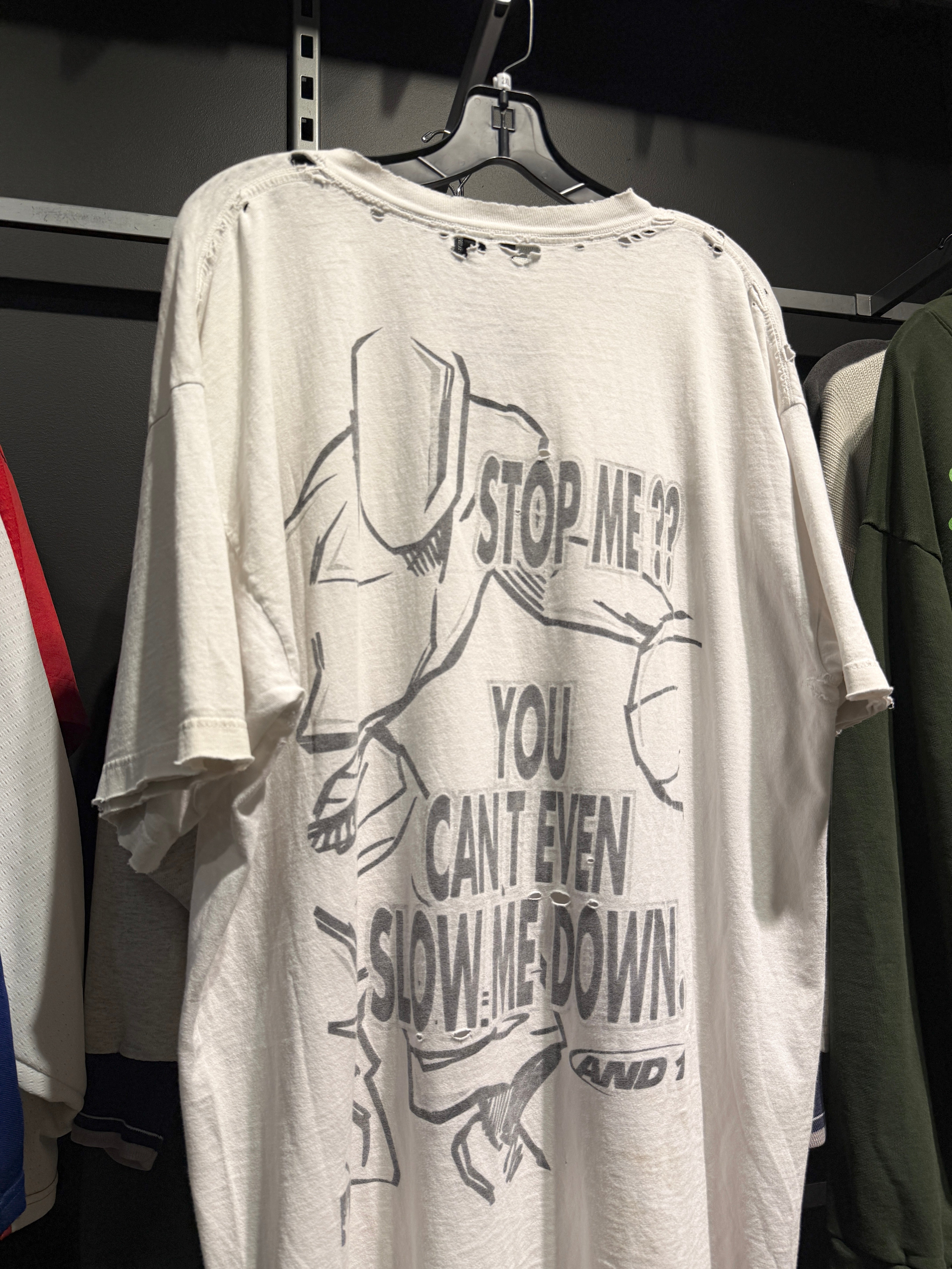 90s And1 Trash Talk Tee Sz XXL