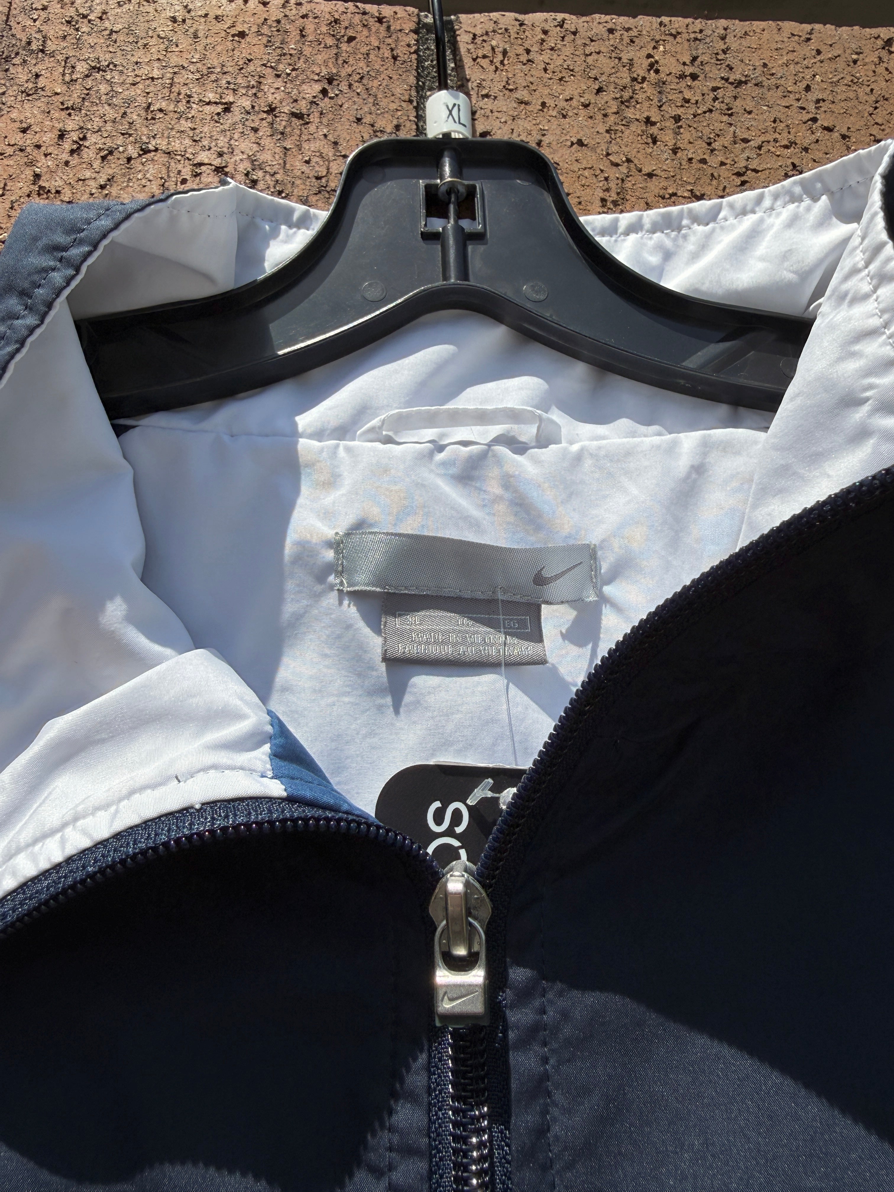 2004 Nike Blue / White Track Jacket Size XL