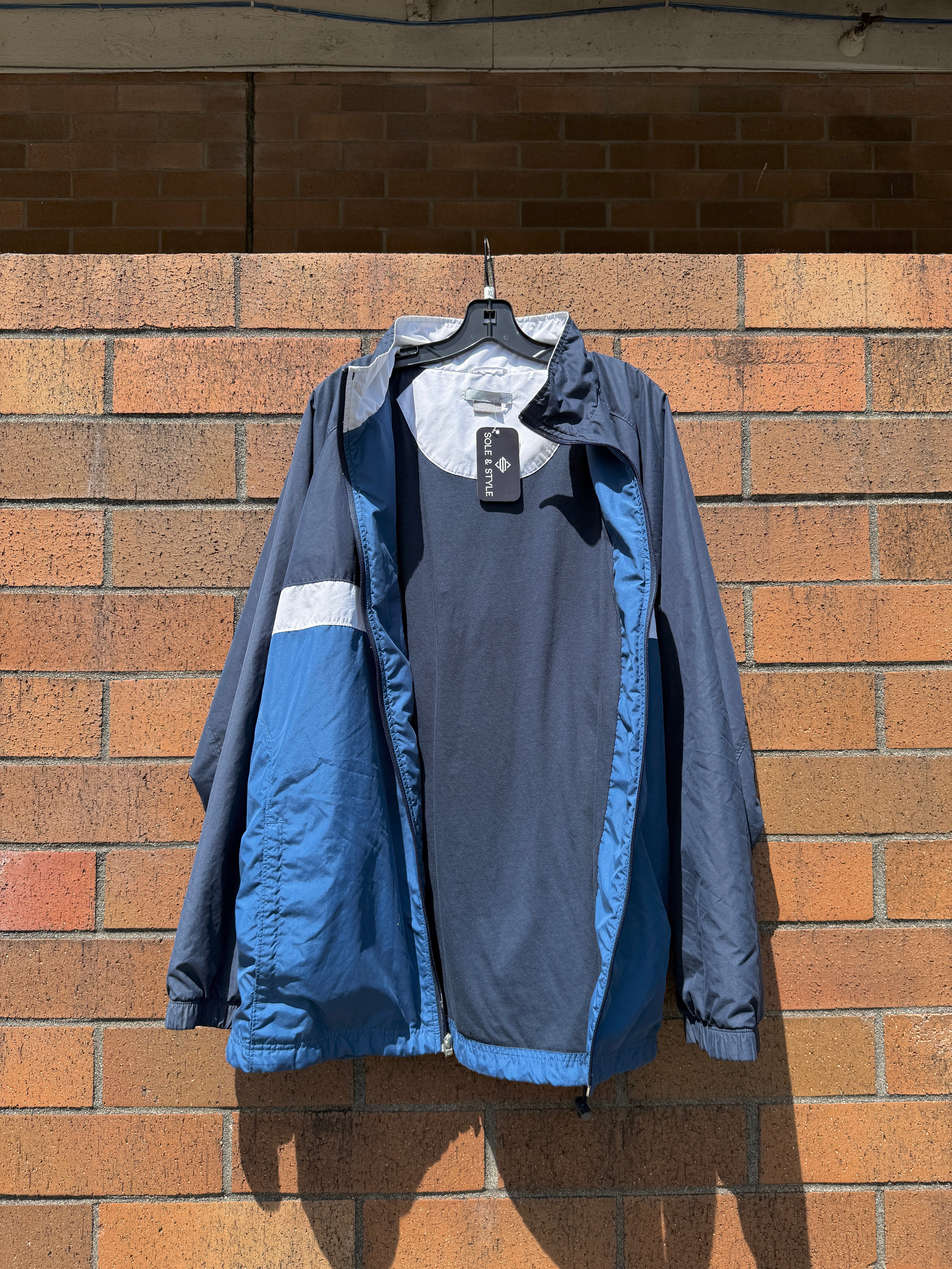 2004 Nike Blue / White Track Jacket Size XL
