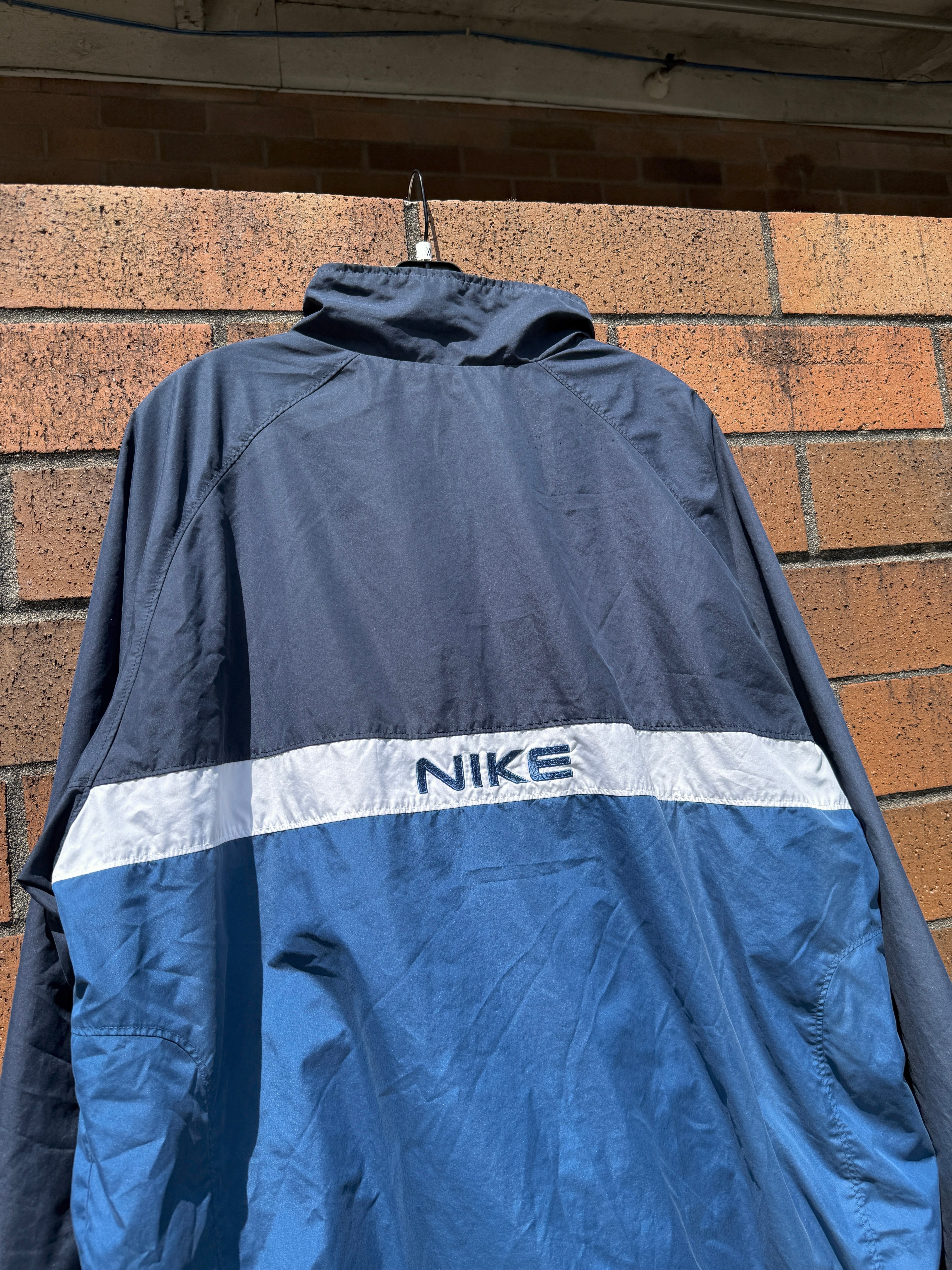2004 Nike Blue / White Track Jacket Size XL