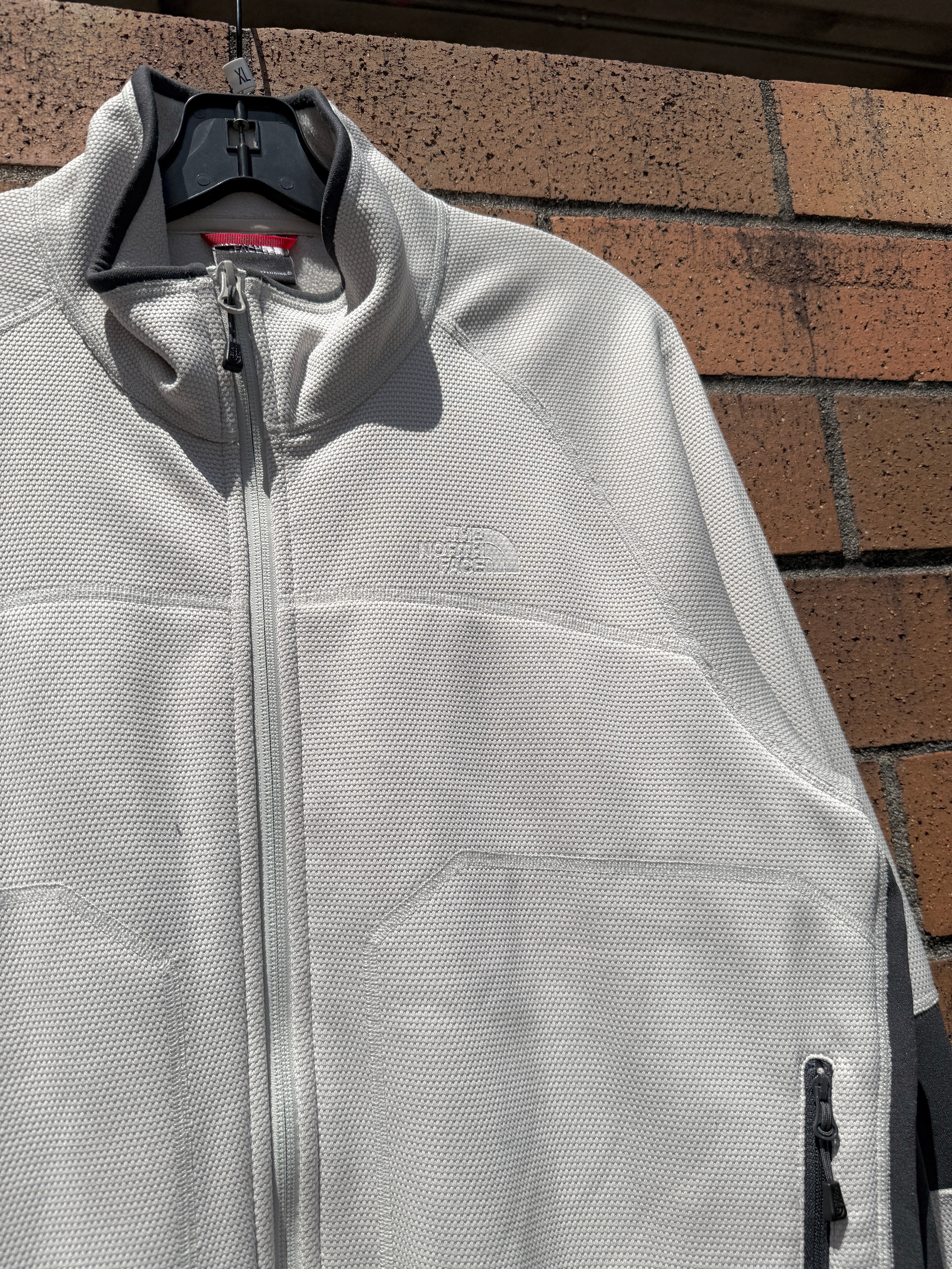2012 The North Face Stone / Grey DotKnit Thermal Jacket Sz XL