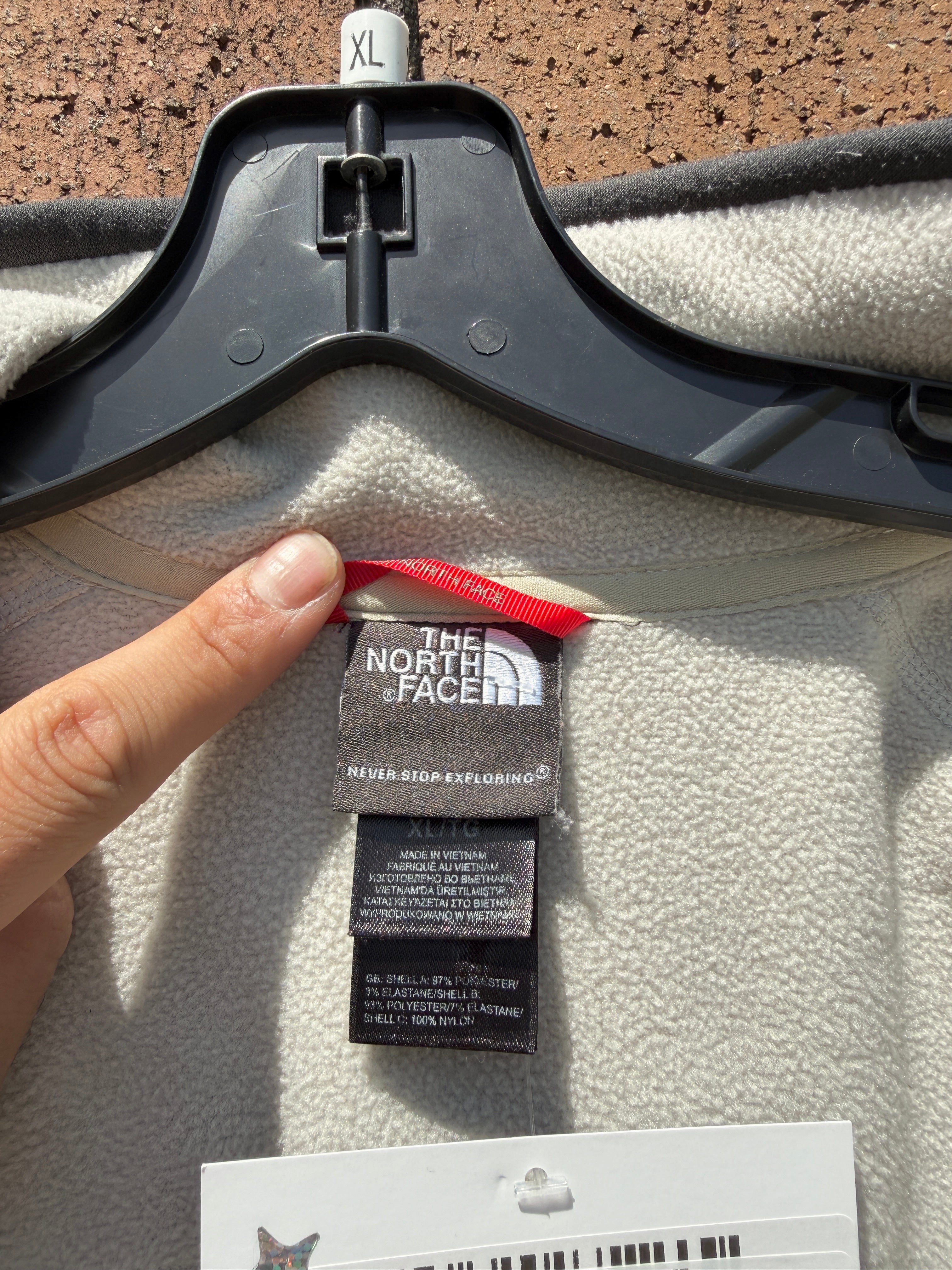 2012 The North Face Stone / Grey DotKnit Thermal Jacket Sz XL