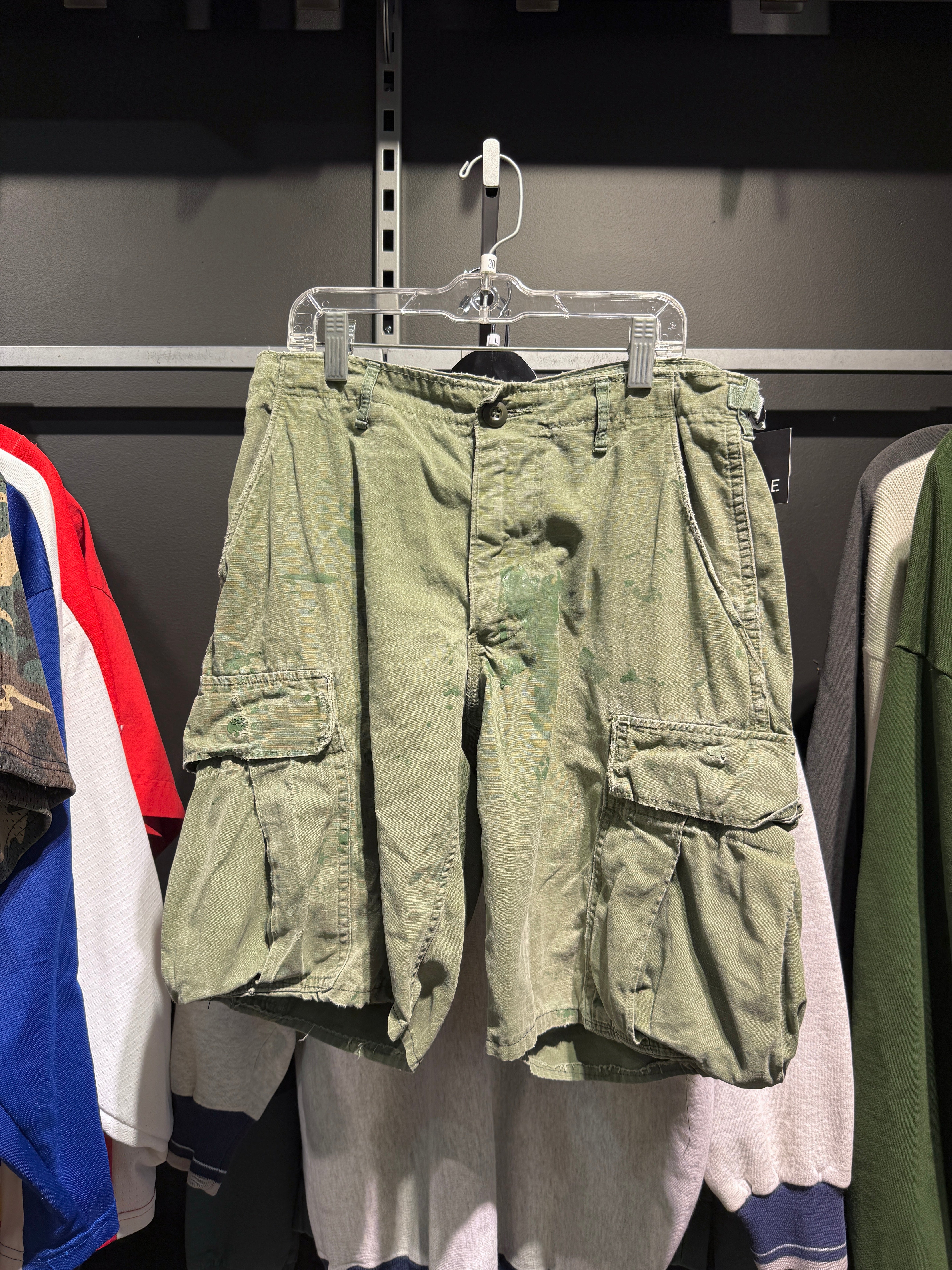 90s Military BDU Combat Shorts Sz Small