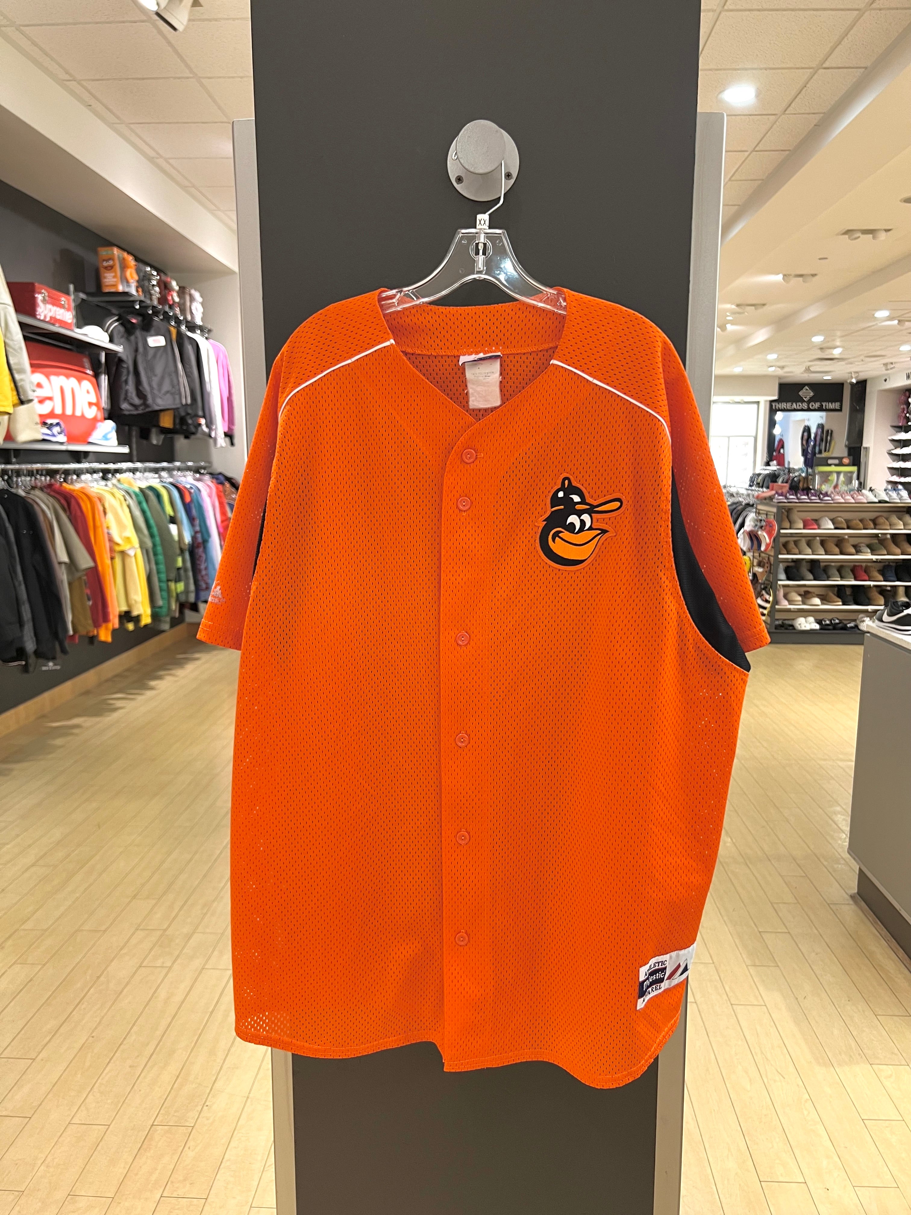 90s Baltimore Orioles Majestic Jersey Orange XXL