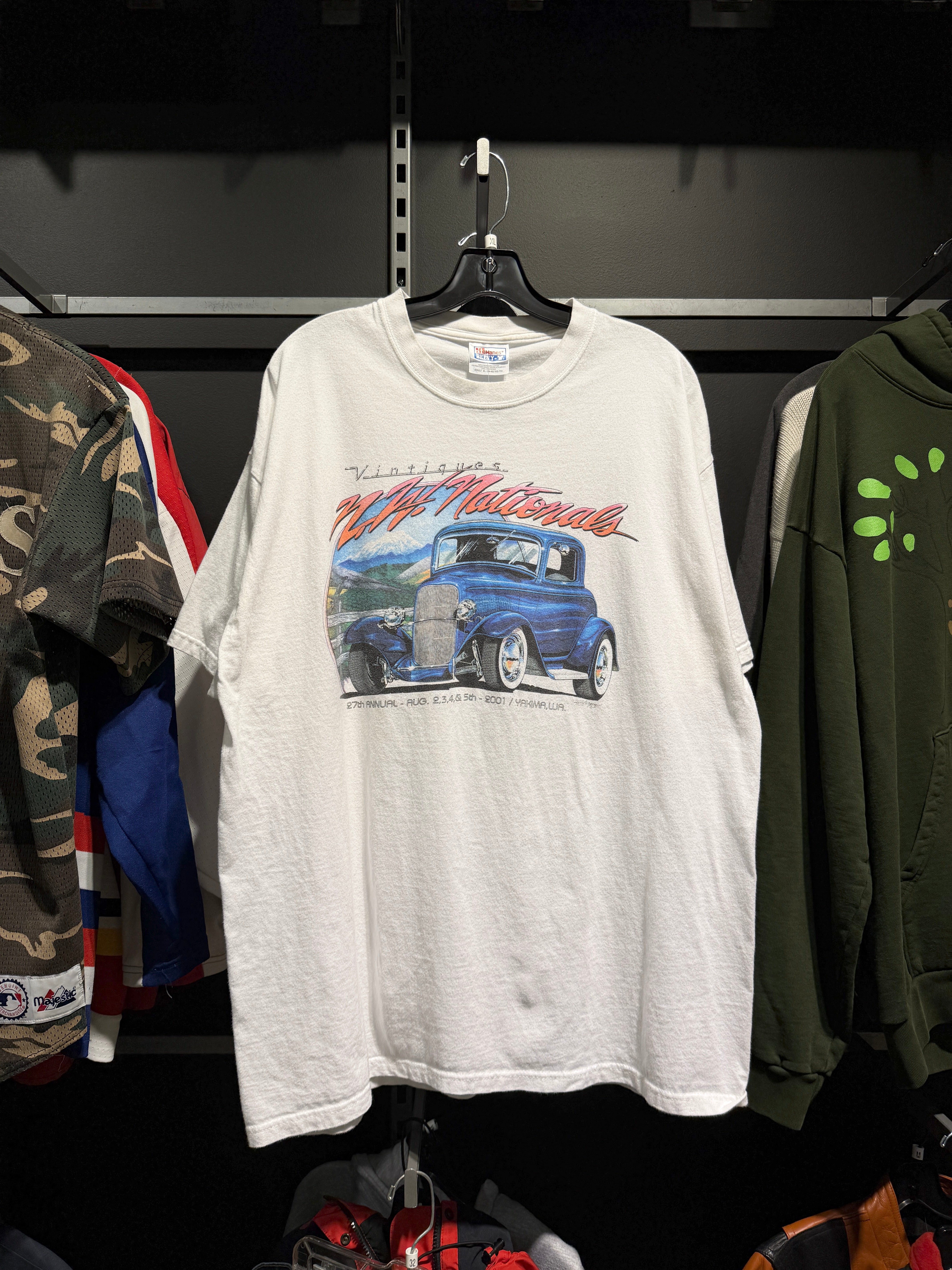 2001 Vintiques NW Nationals Car Show Tee Sz XL