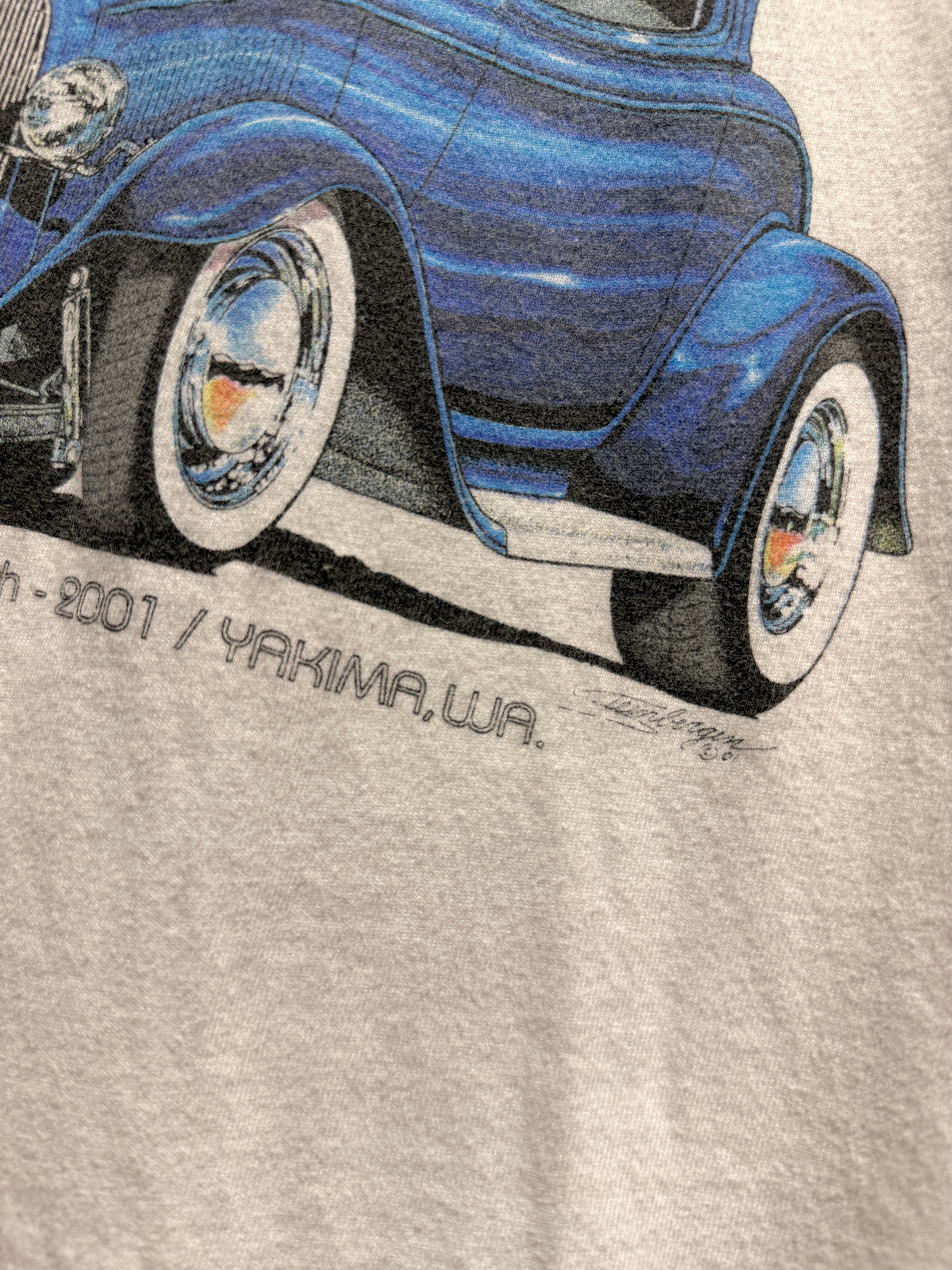 2001 Vintiques NW Nationals Car Show Tee Sz XL