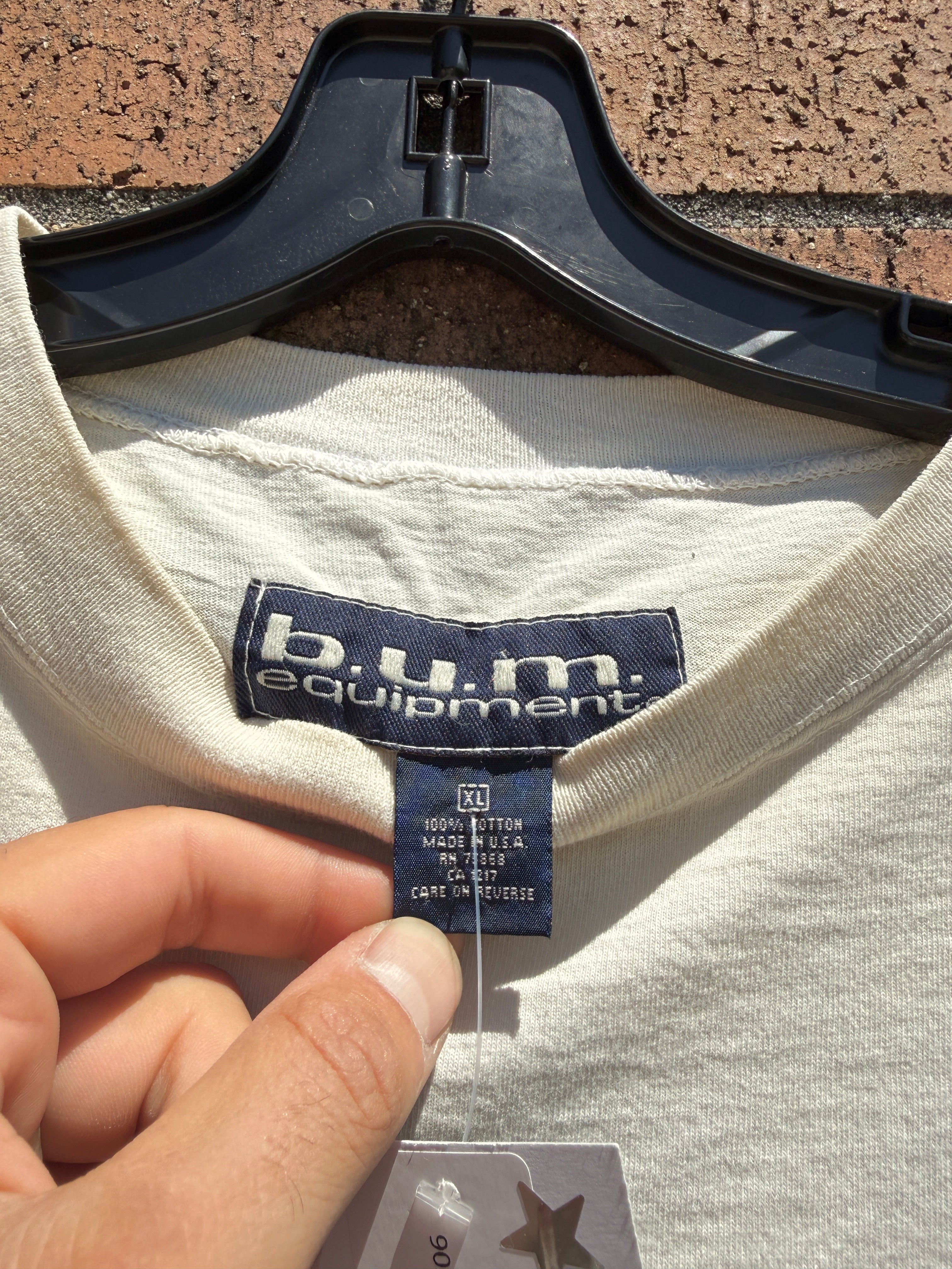 90s BUM Equipment Star Logo Tee Size XL