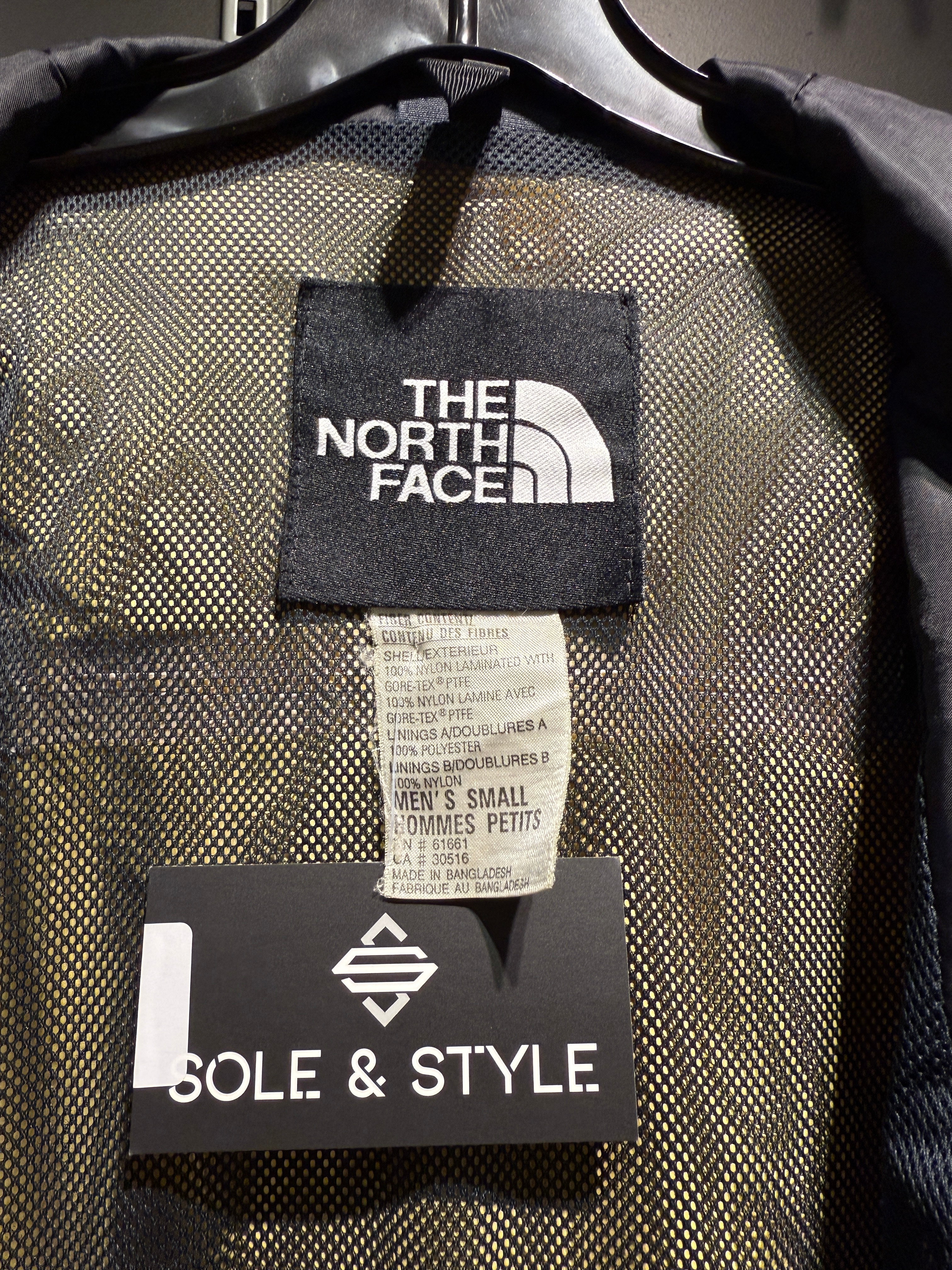 90s The North Face Mountain Jacket Black / Yellow Sz Small