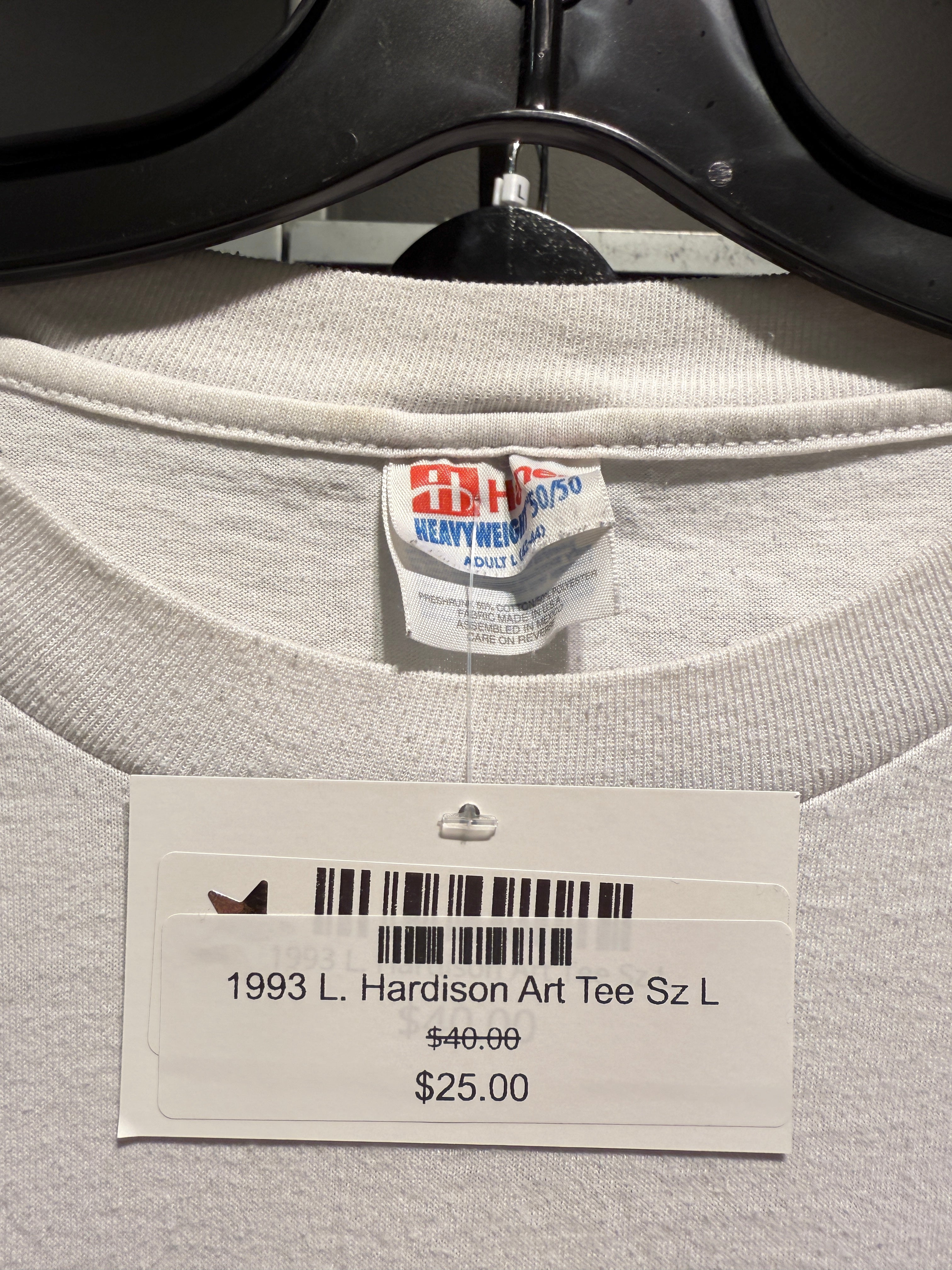 1993 L. Hardison Art Tee Sz L