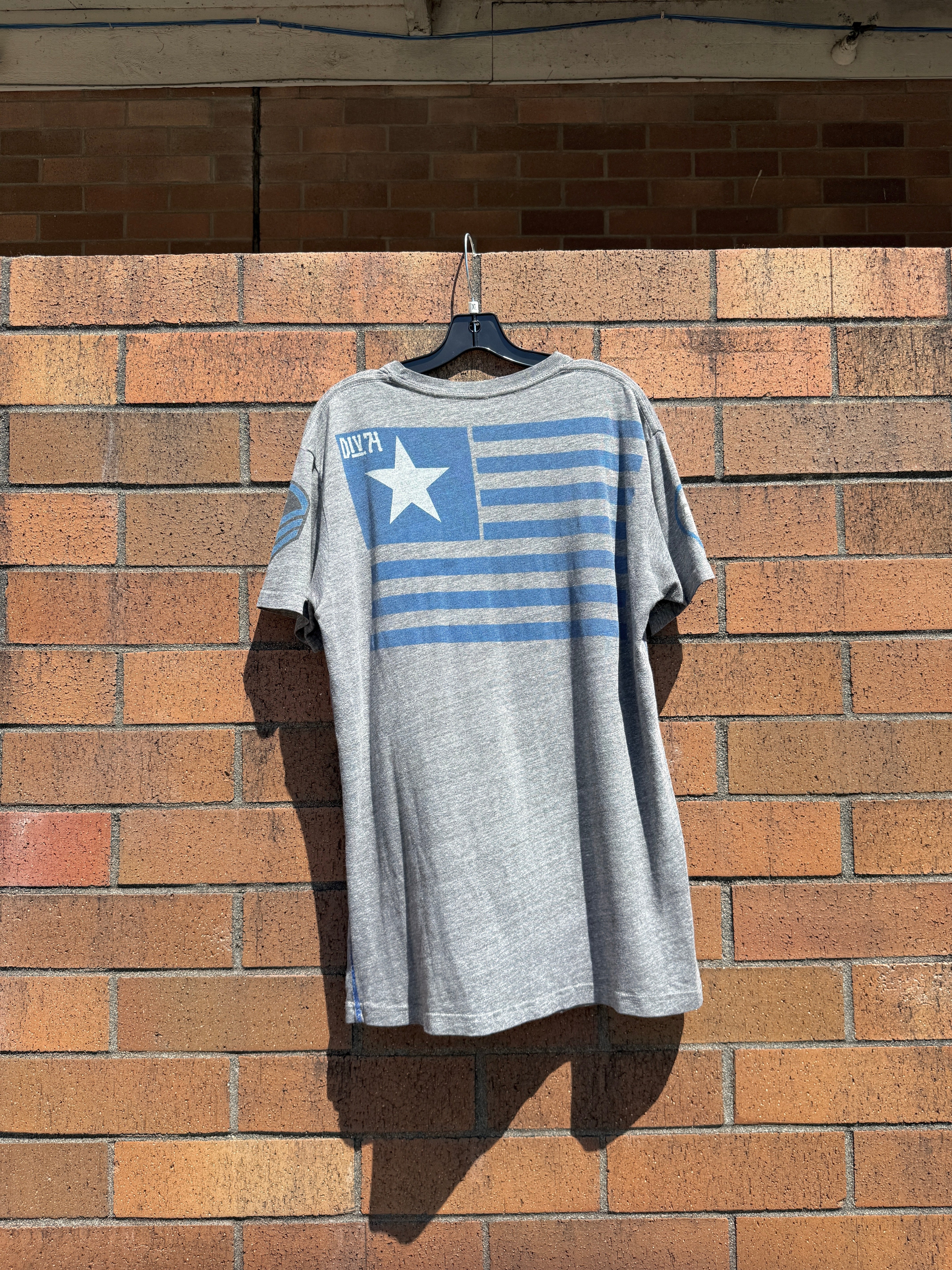 Y2K Affliction American Fighter Tee Grey Size XL