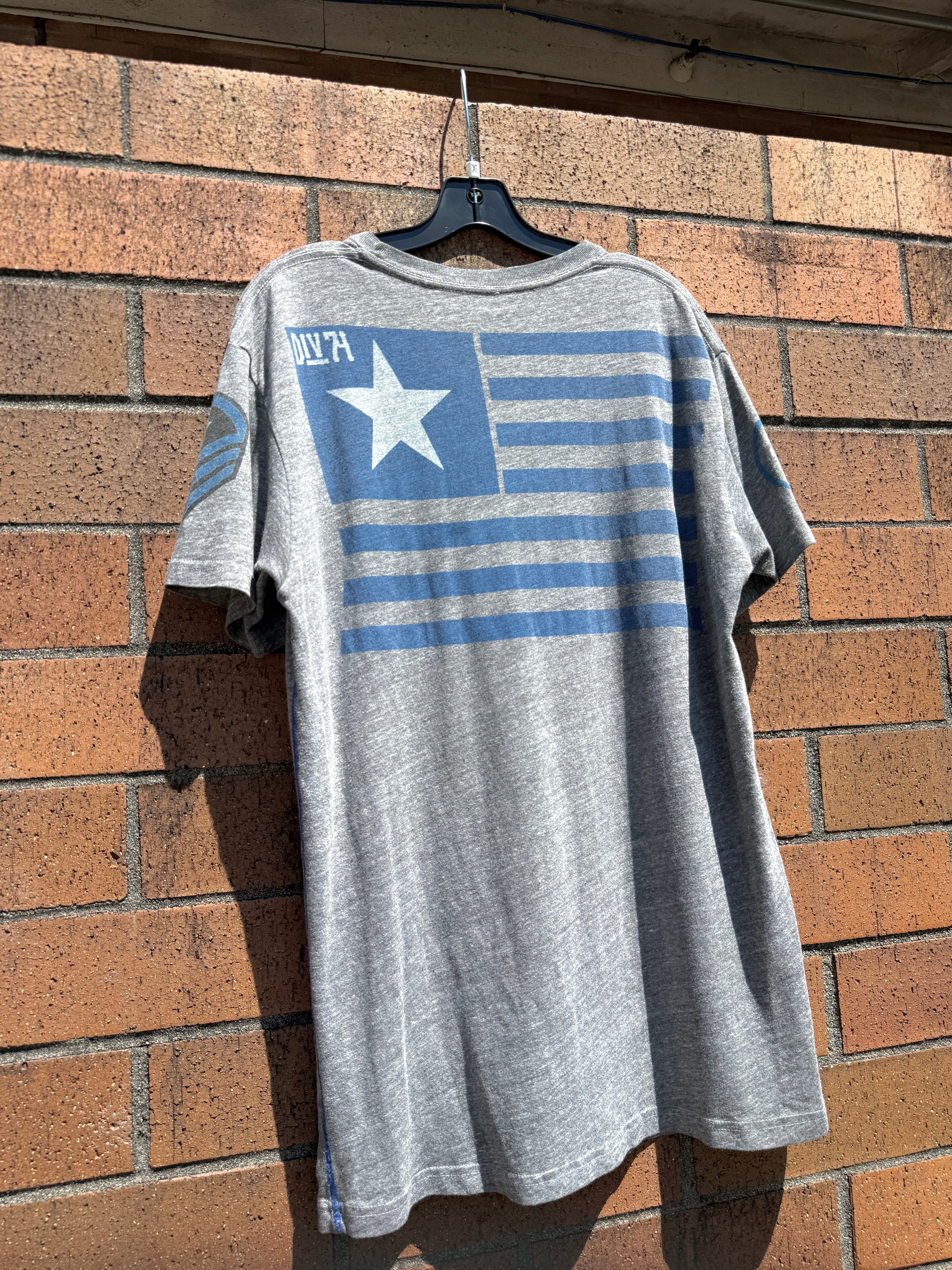 Y2K Affliction American Fighter Tee Grey Size XL