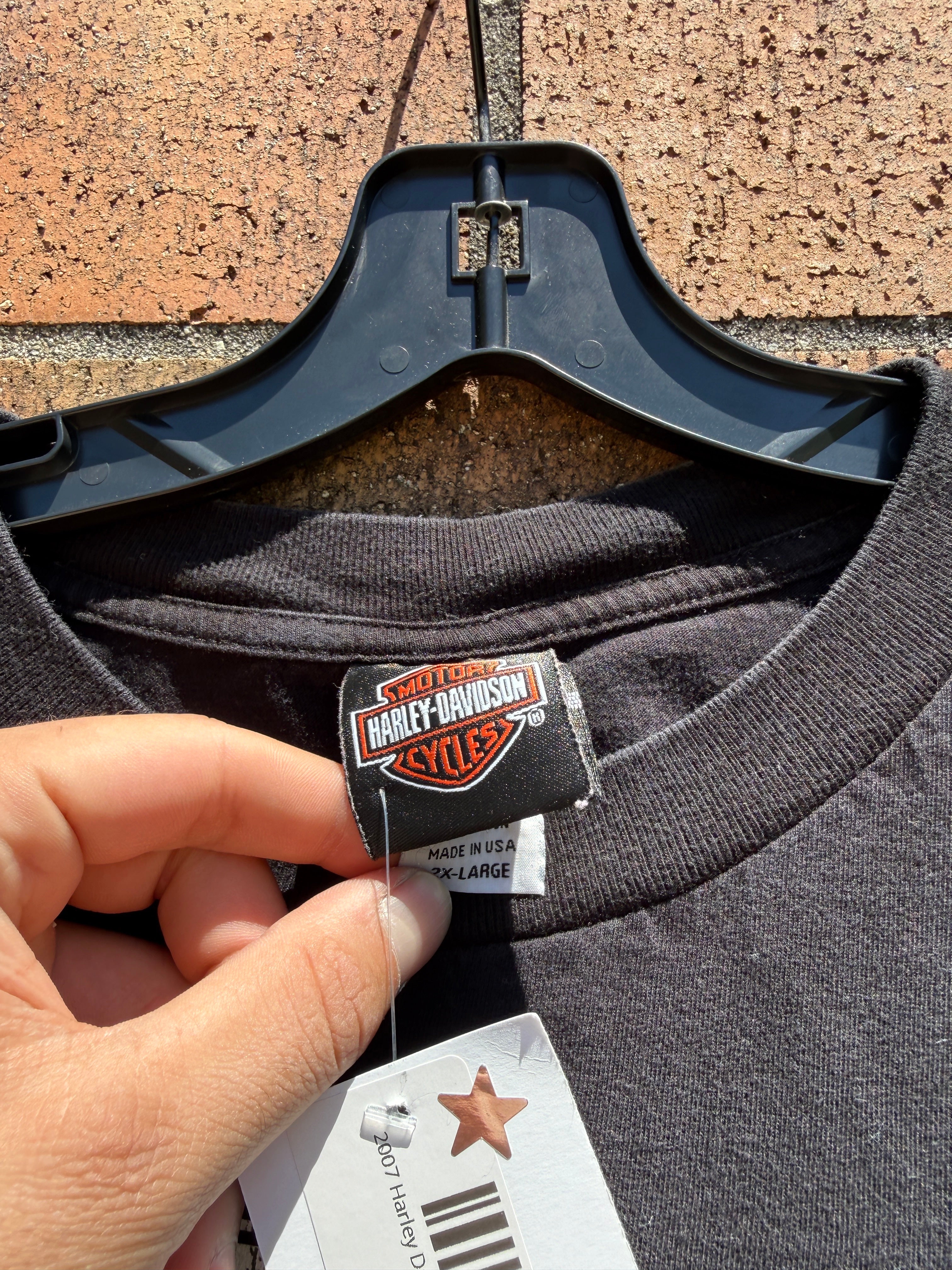 2007 Harley Davidson Olympia Classic Black Tee Size XXL