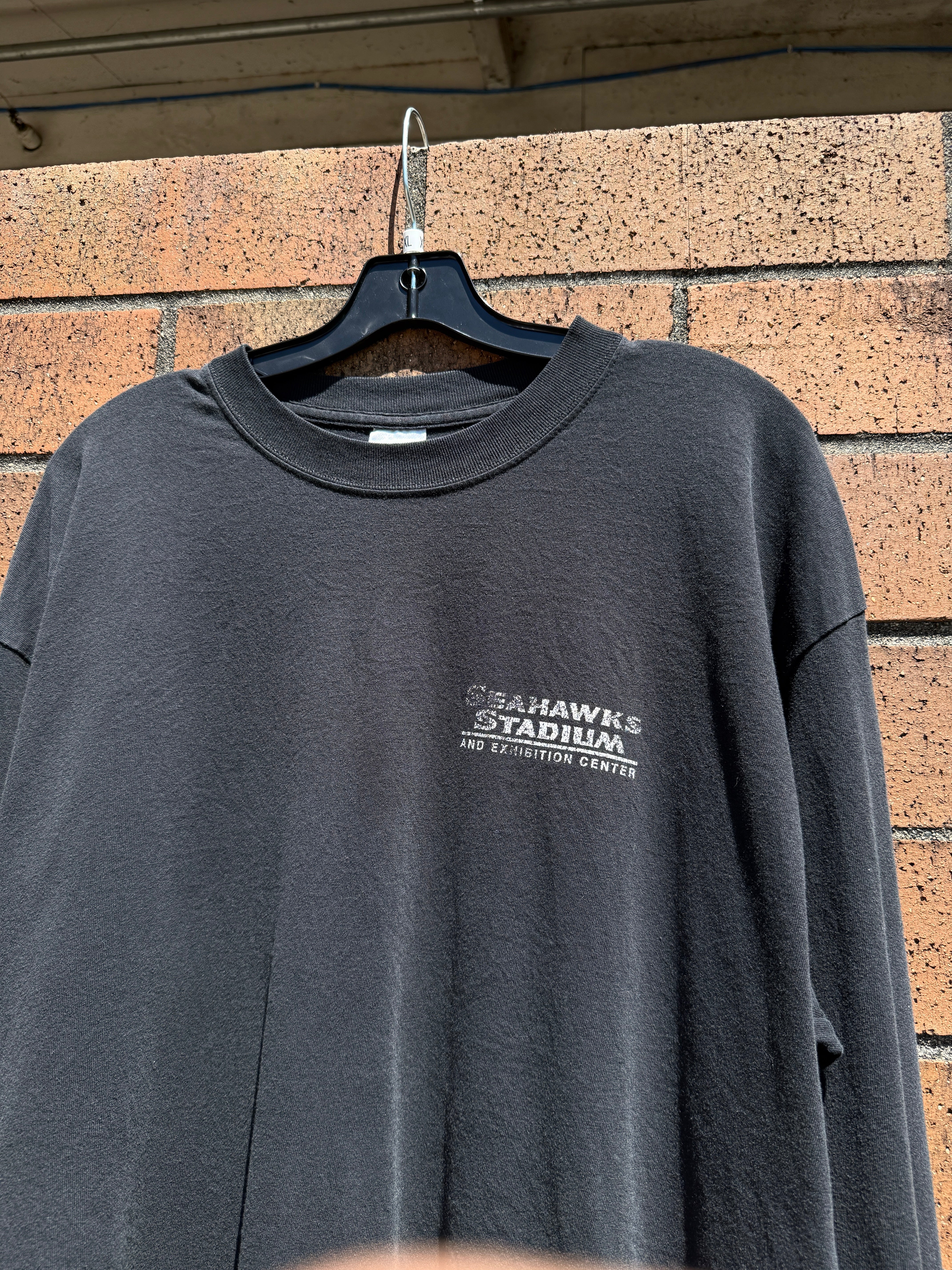 2002 Seahawks Stadium Inaugural Season Long Sleeve Tee Size XL