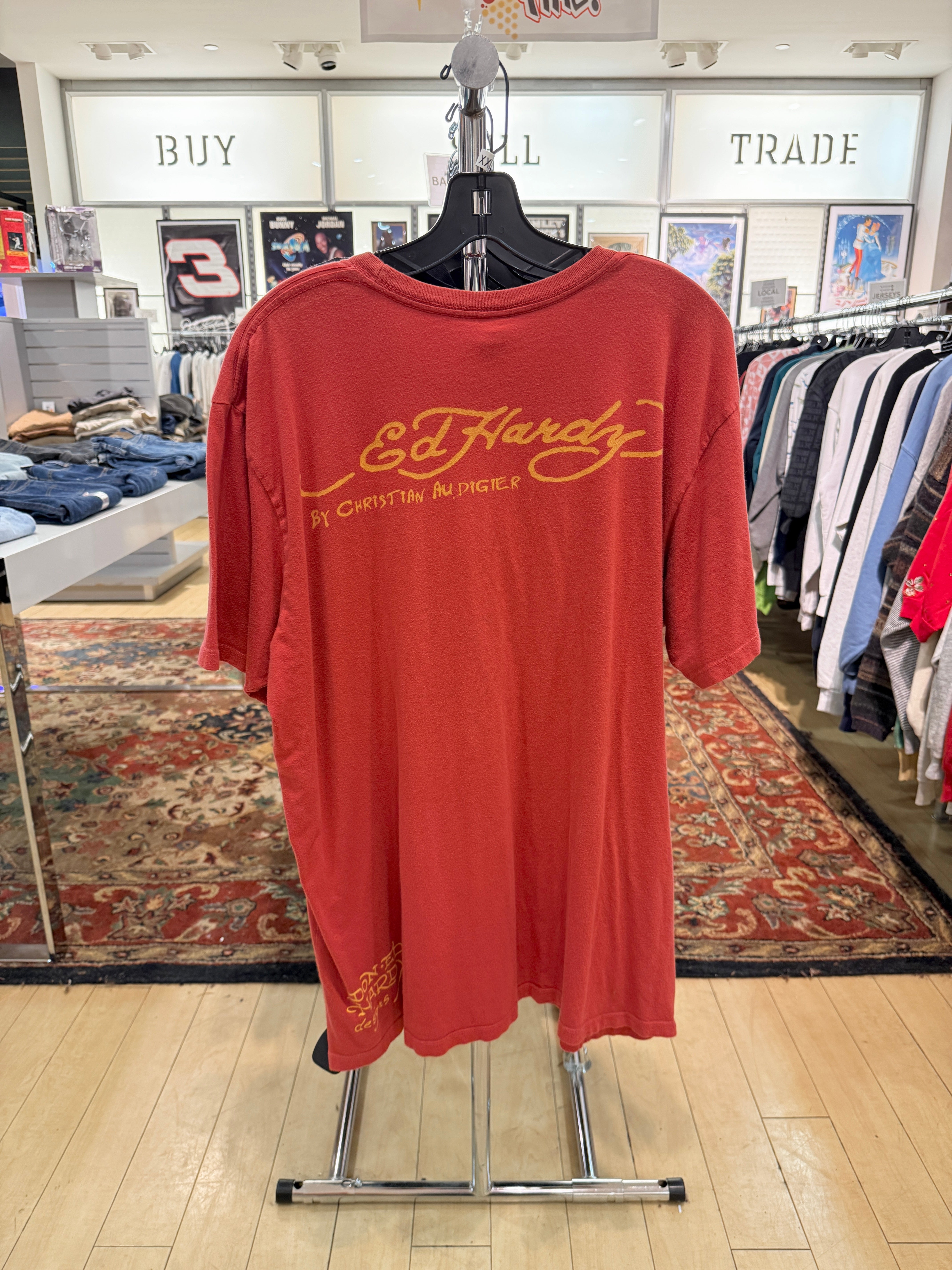 Y2K Ed Hardy Dangerous Tee Sz XXL