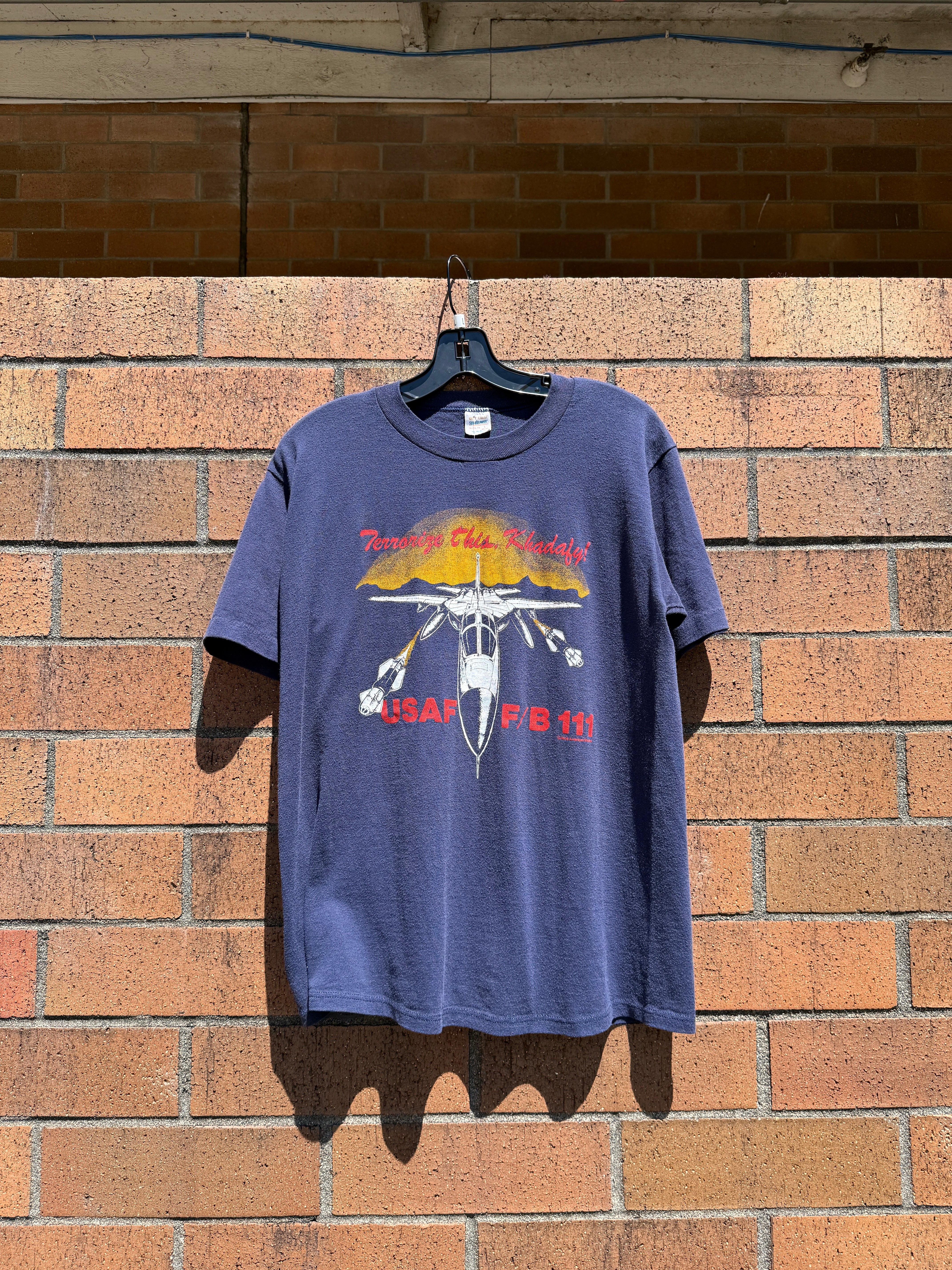 1986 USAF FB-111 Terrorize This Tee Size L