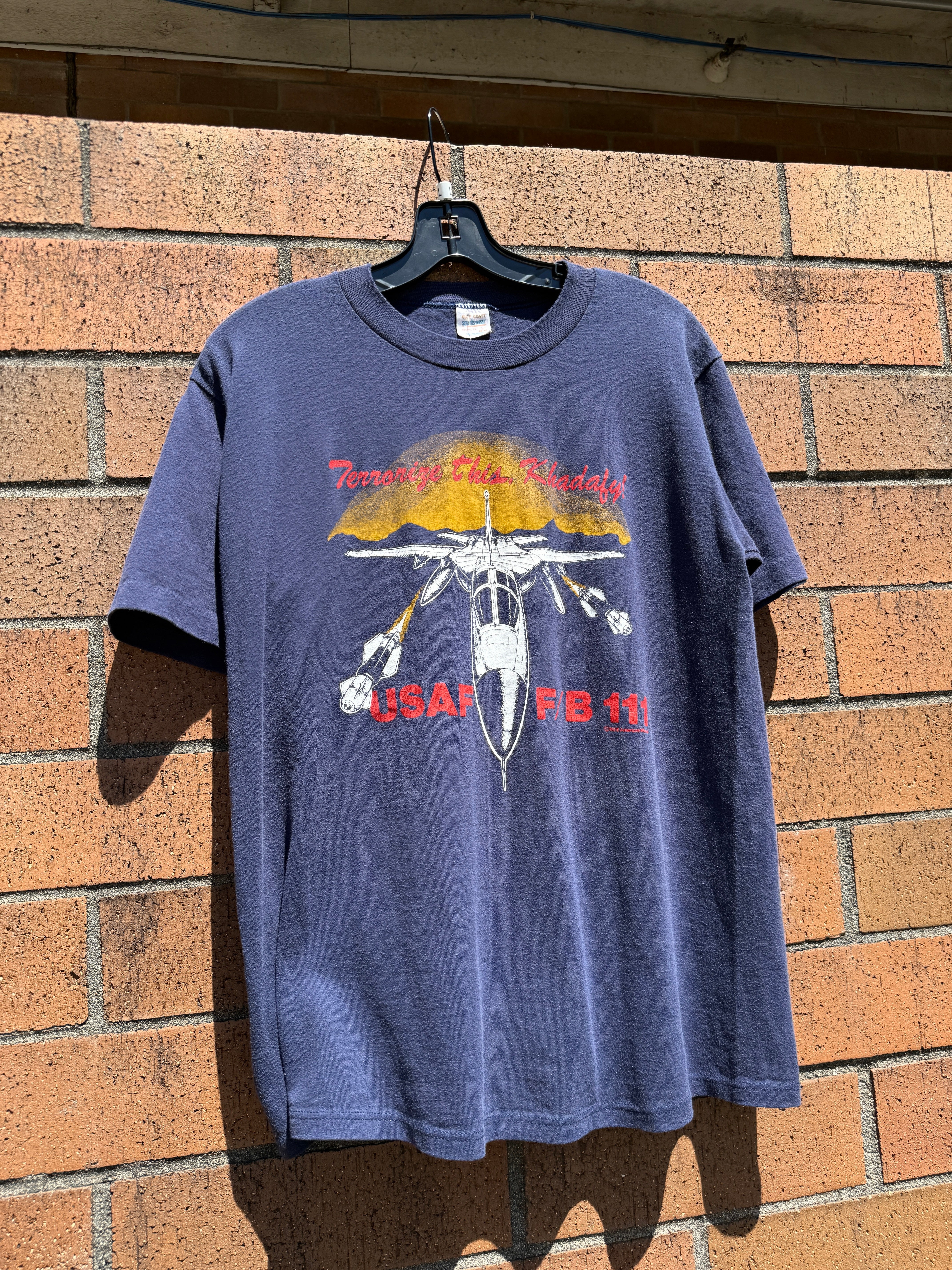 1986 USAF FB-111 Terrorize This Tee Size L