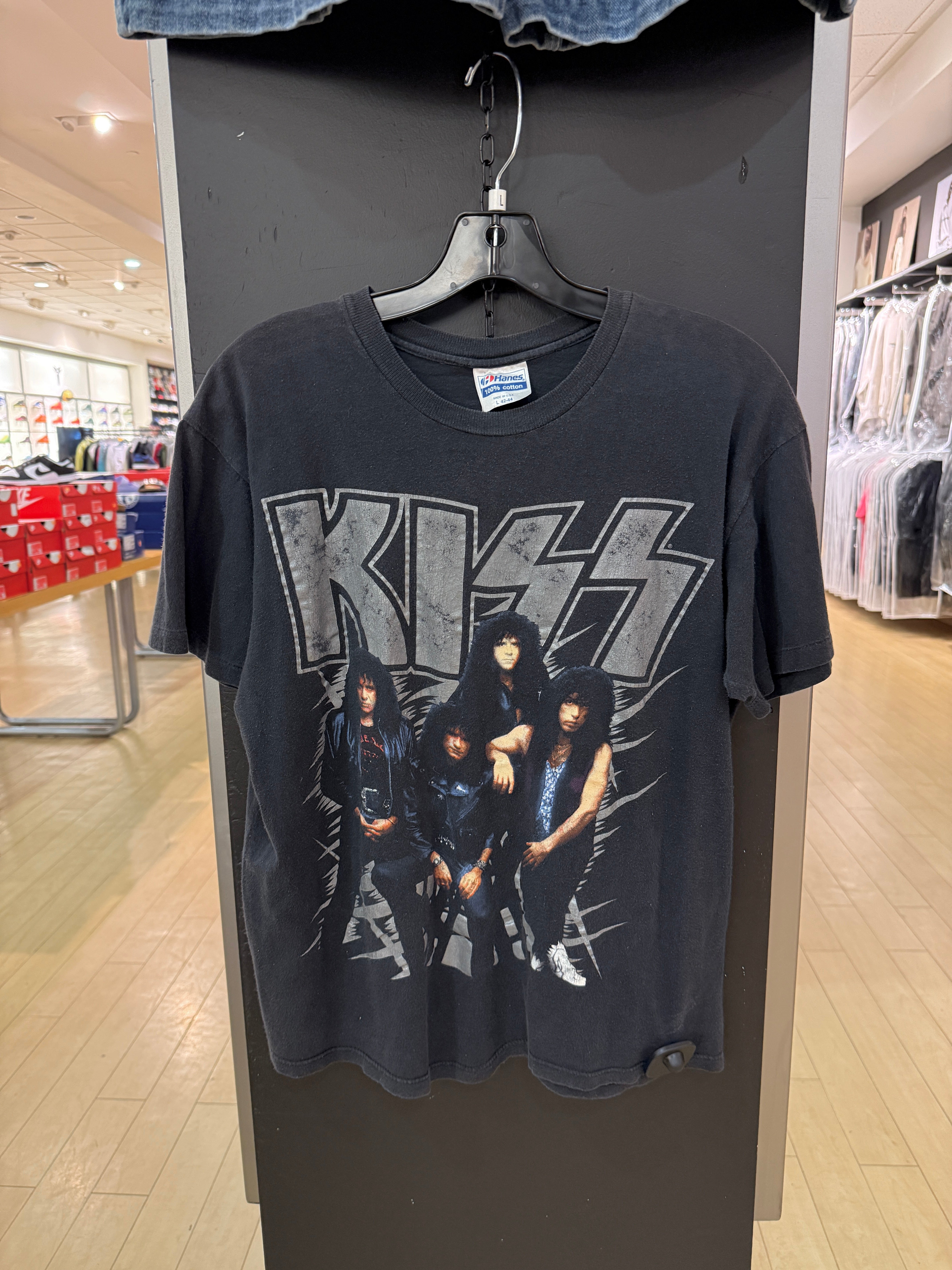 1990 Kiss Hot in the Shade Tour Tee Sz L