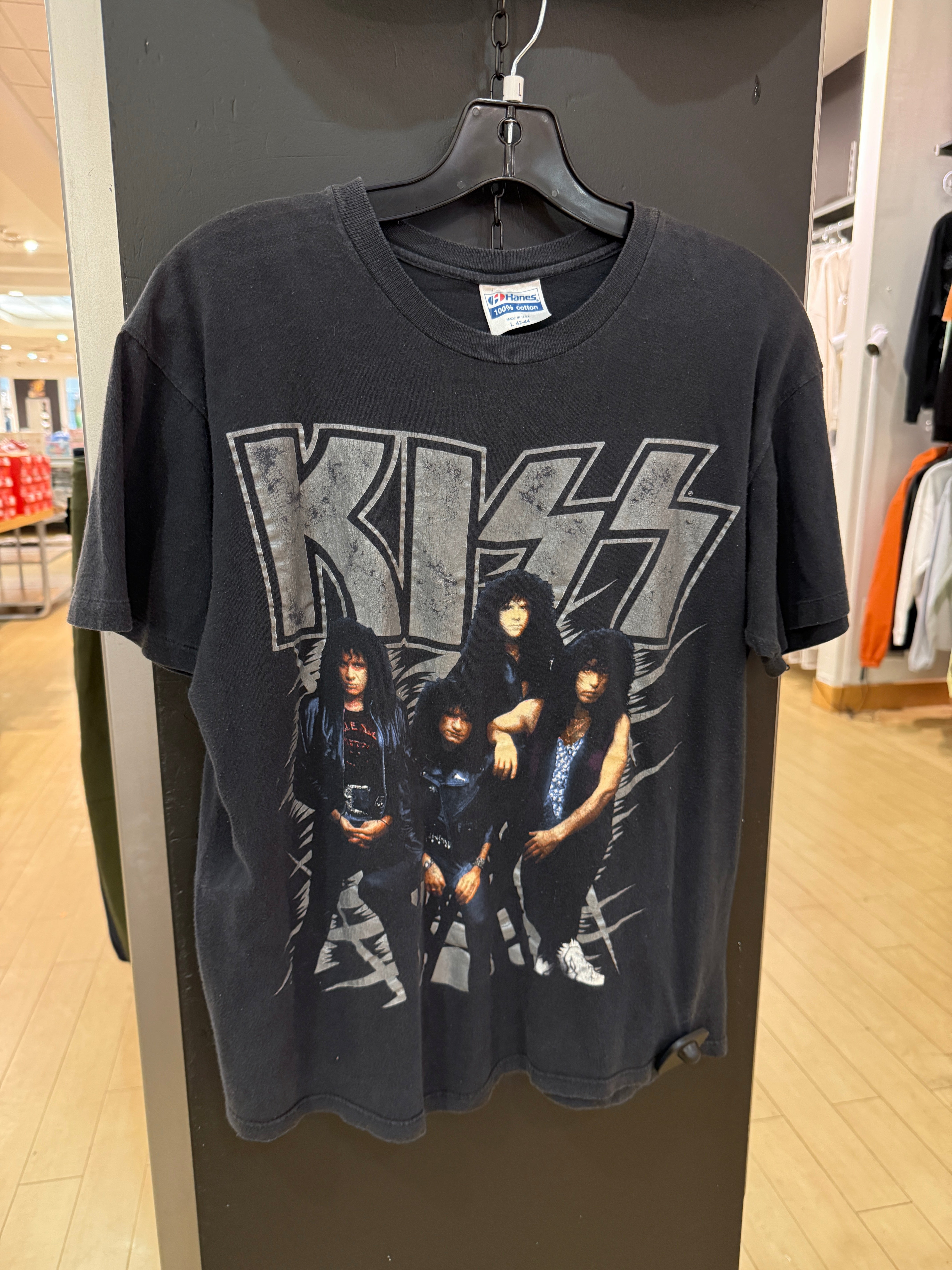 1990 Kiss Hot in the Shade Tour Tee Sz L