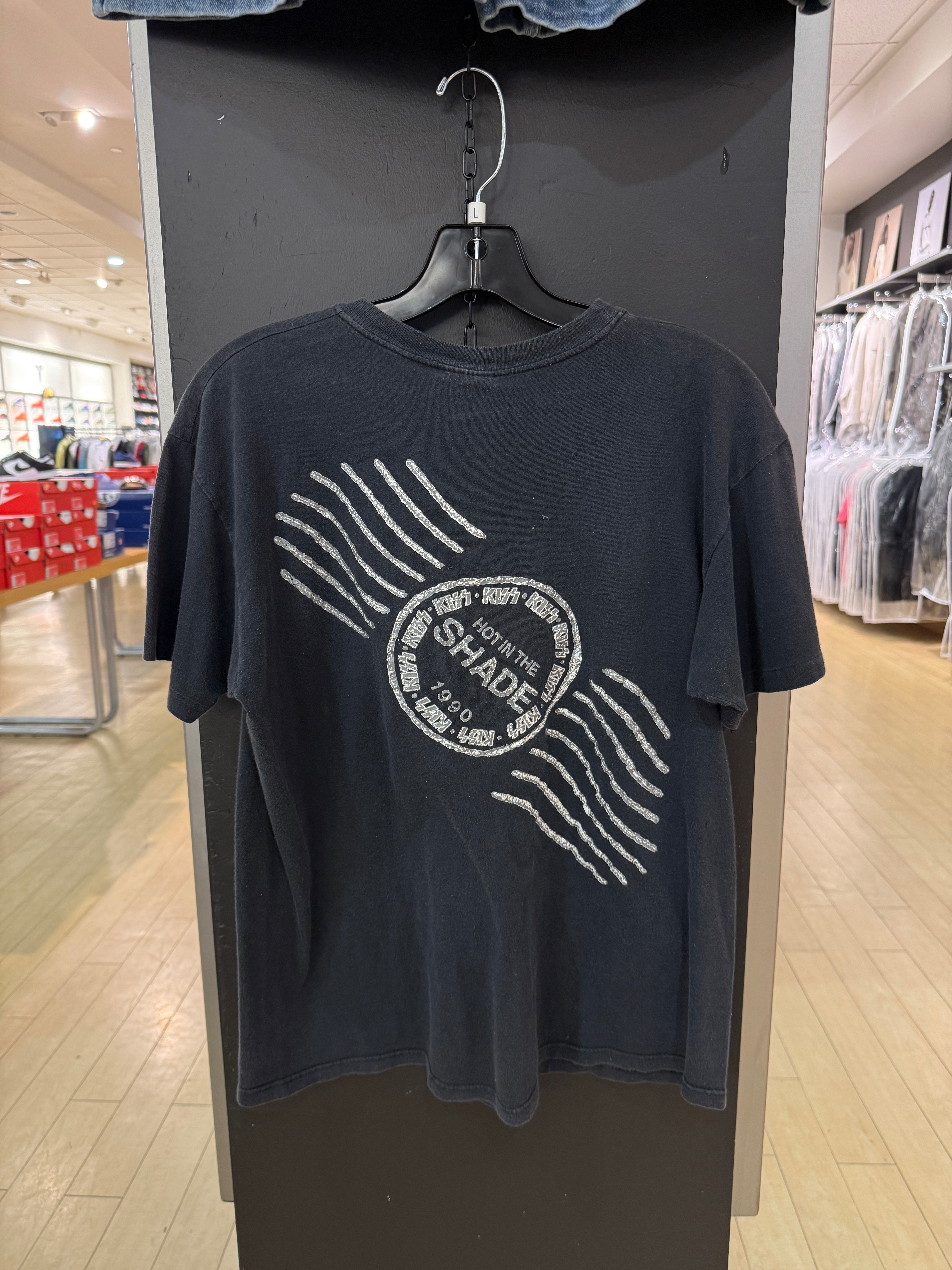 1990 Kiss Hot in the Shade Tour Tee Sz L