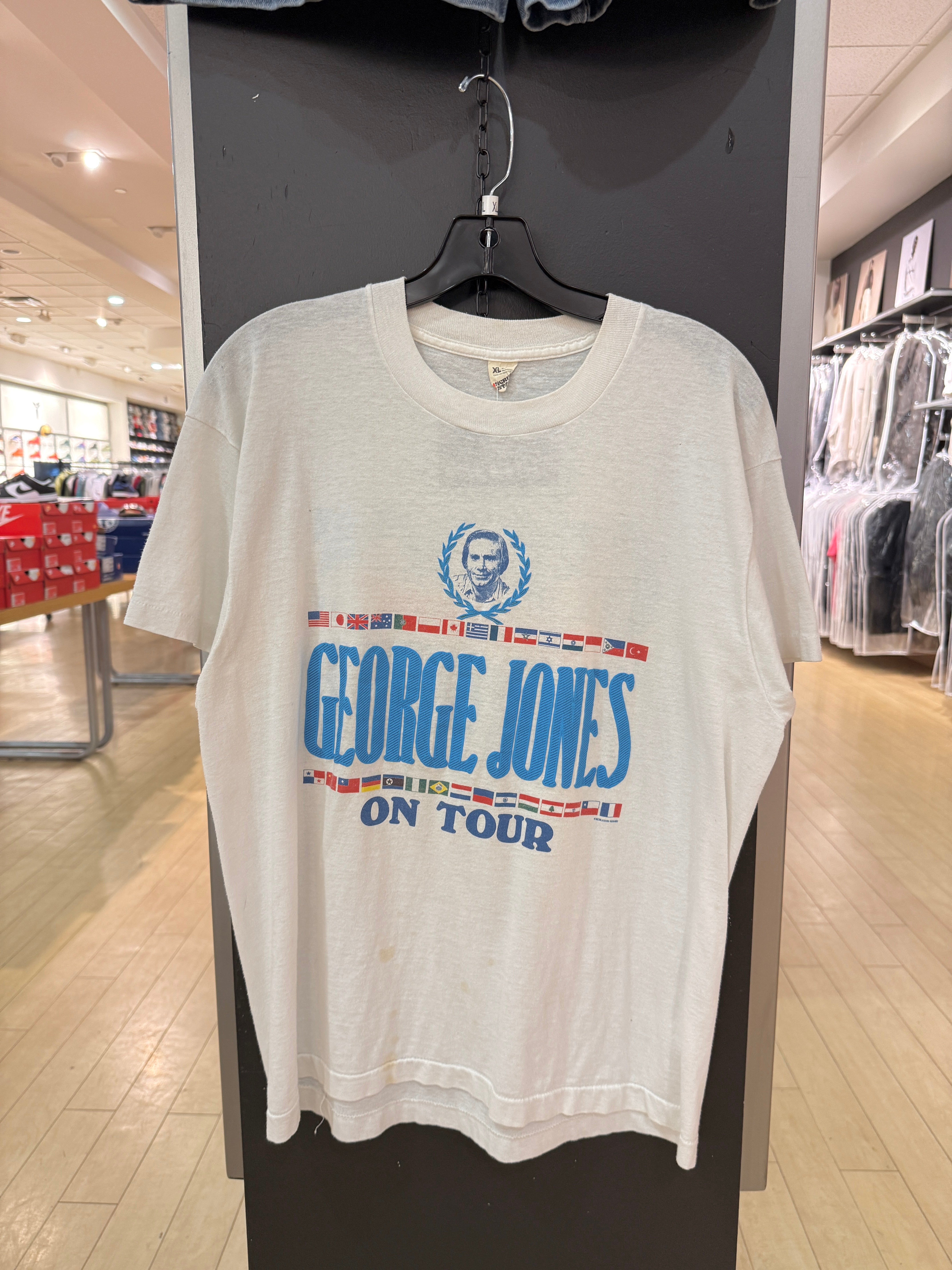 1988 George Jones On Tour Tee Sz XL