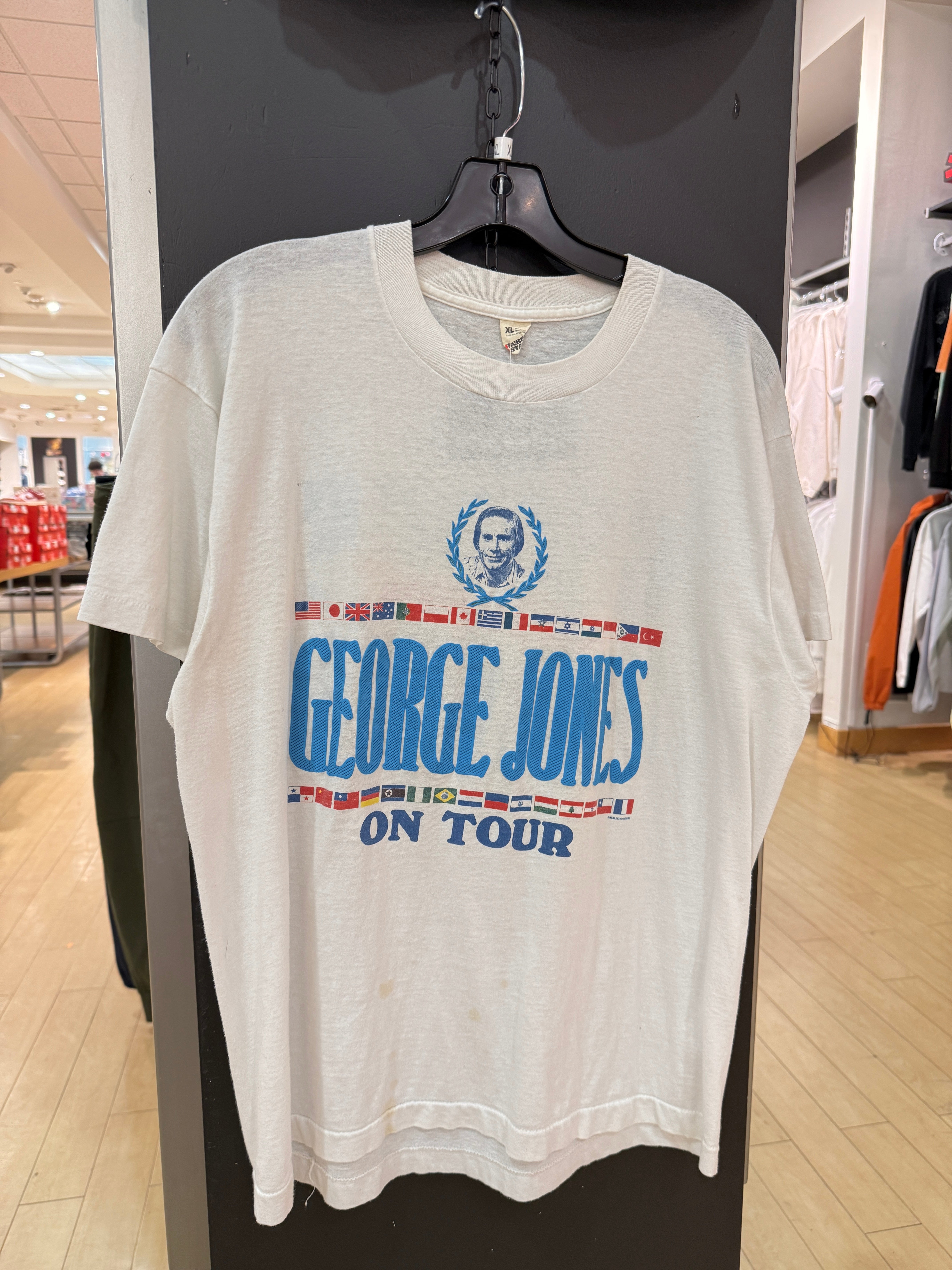1988 George Jones On Tour Tee Sz XL