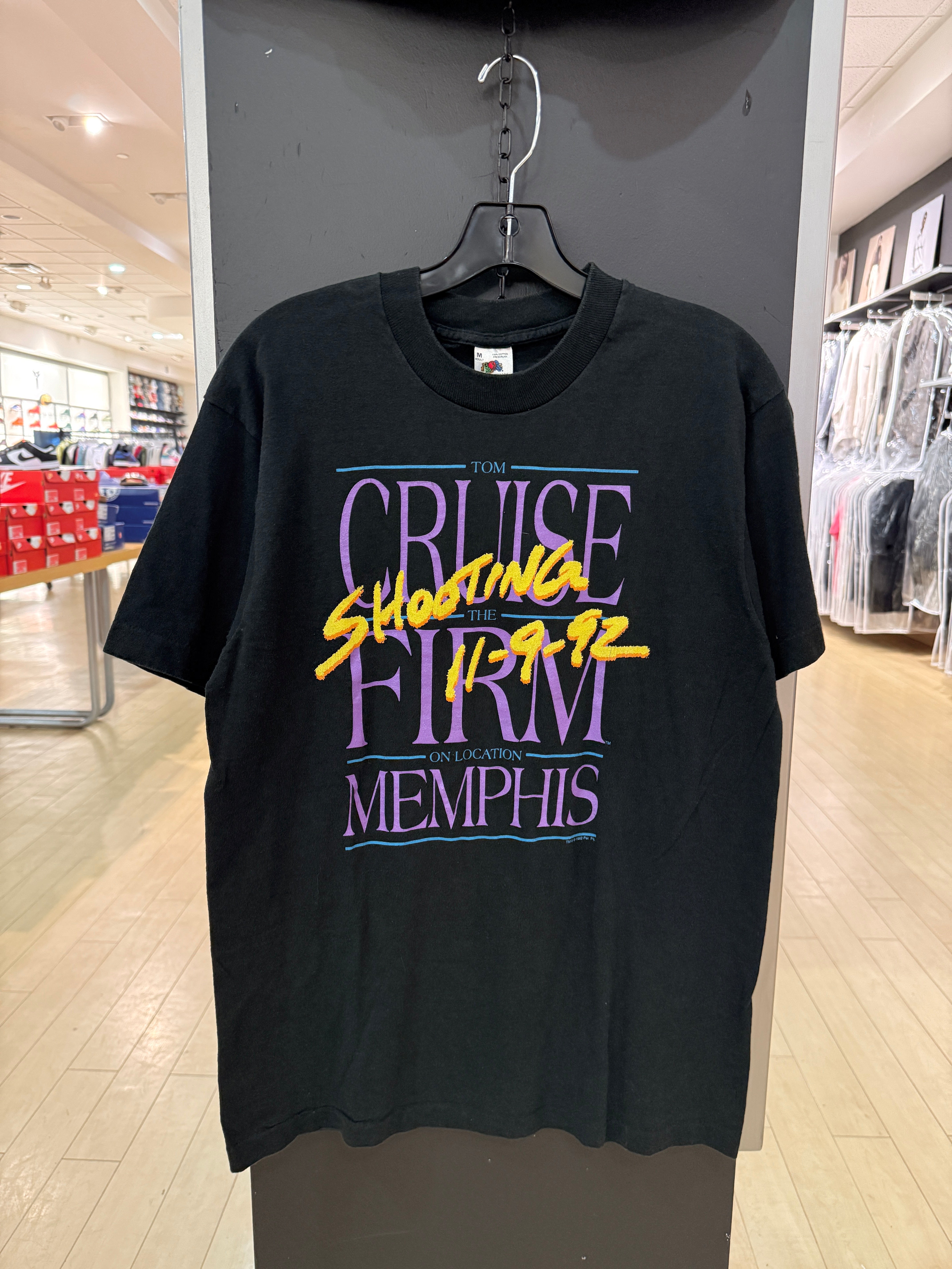 1992 Tom Cruise The Firm Movie Promo Tee Sz M