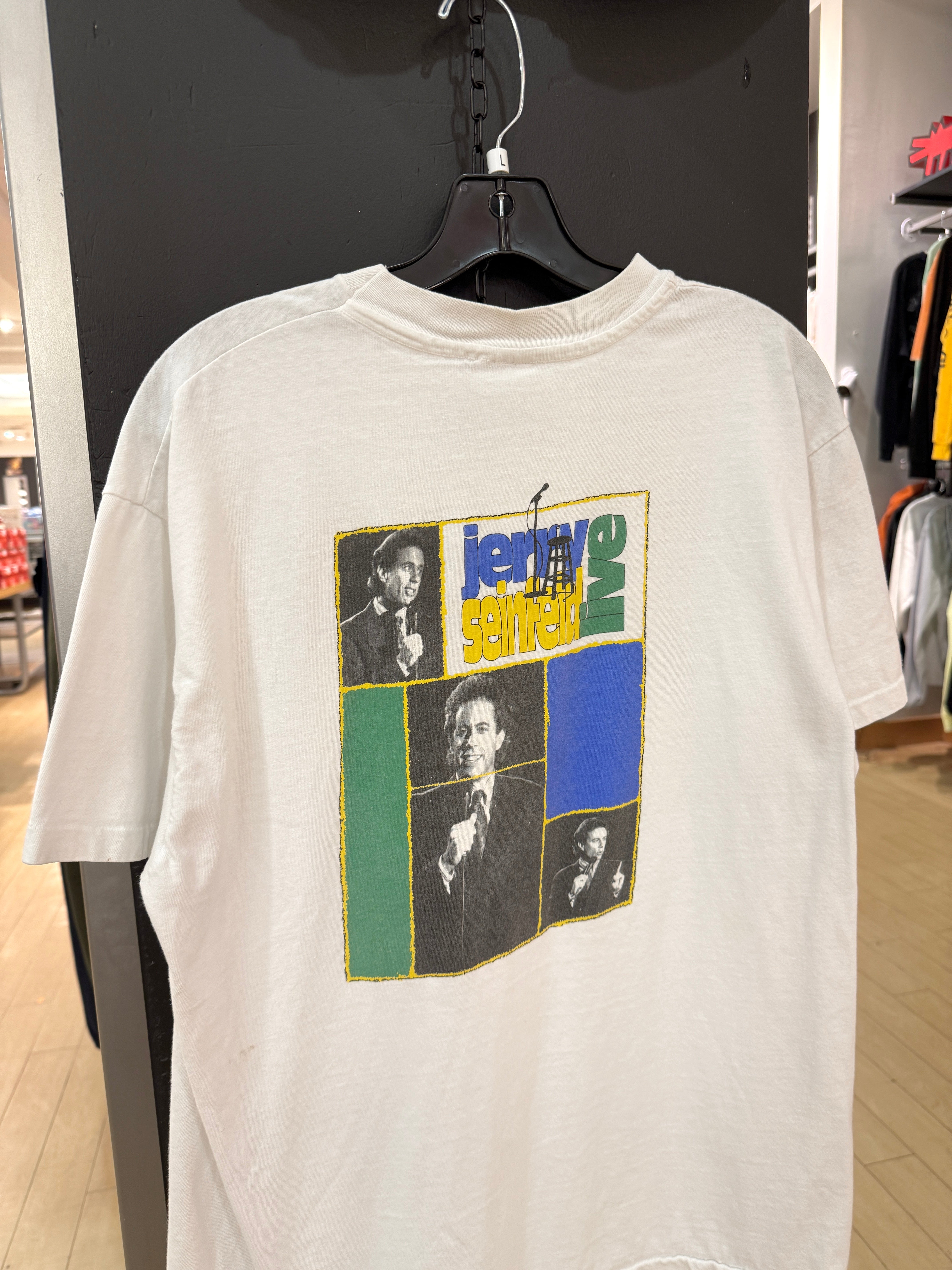 90s Jerry Seinfeld Live Tee Sz L