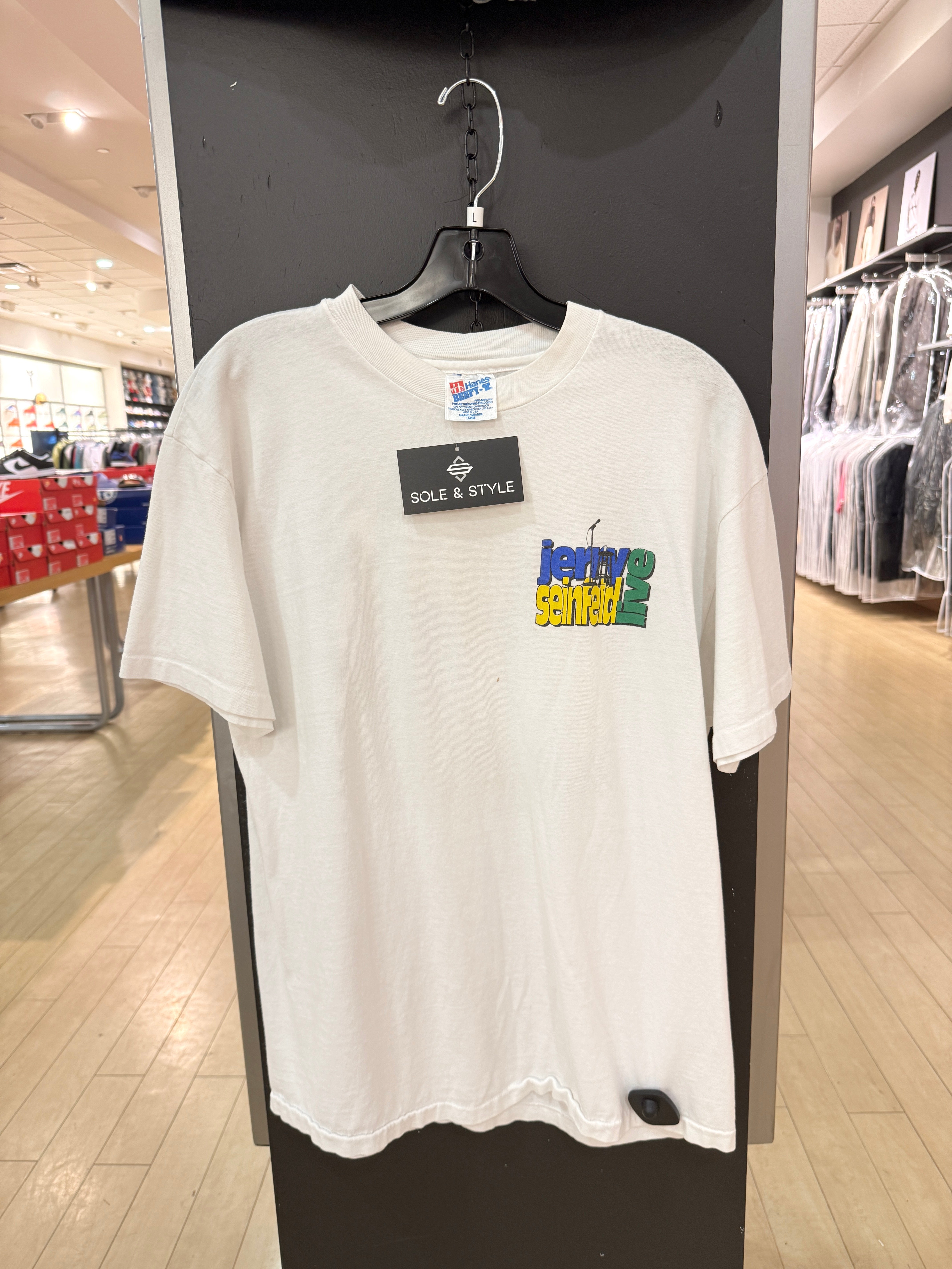 90s Jerry Seinfeld Live Tee Sz L
