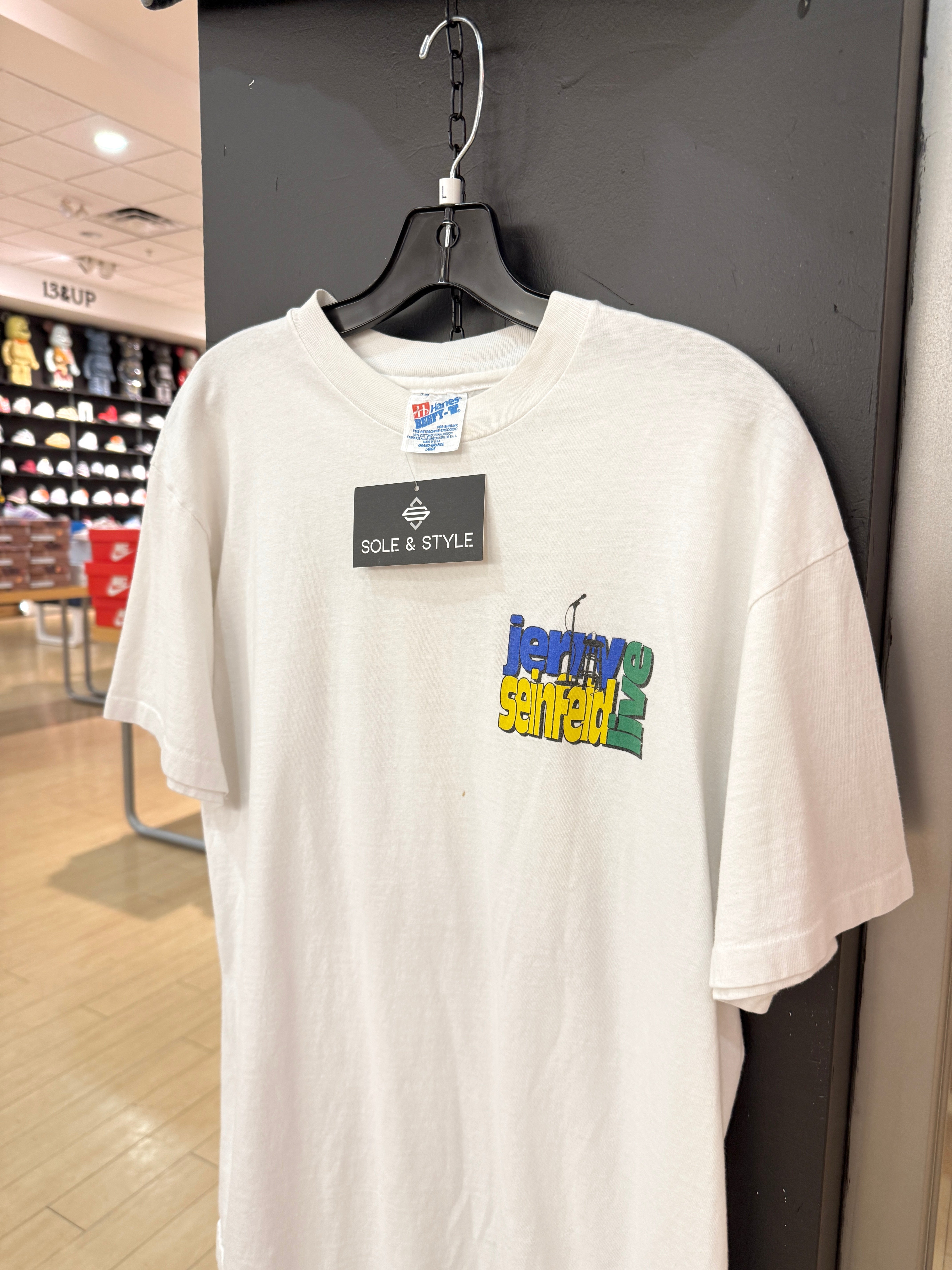 90s Jerry Seinfeld Live Tee Sz L