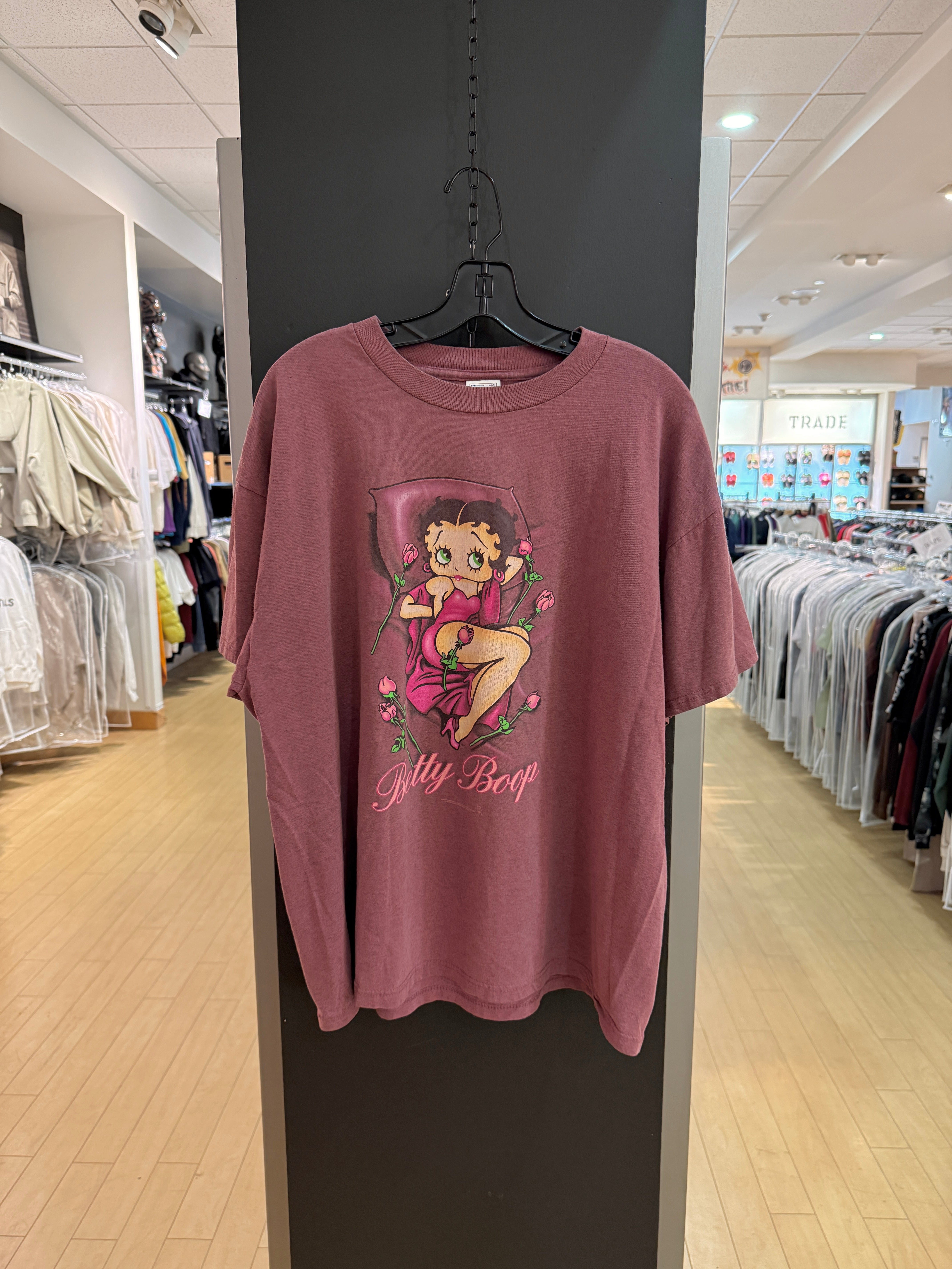 90s Betty Boop Roses Tee Size XL