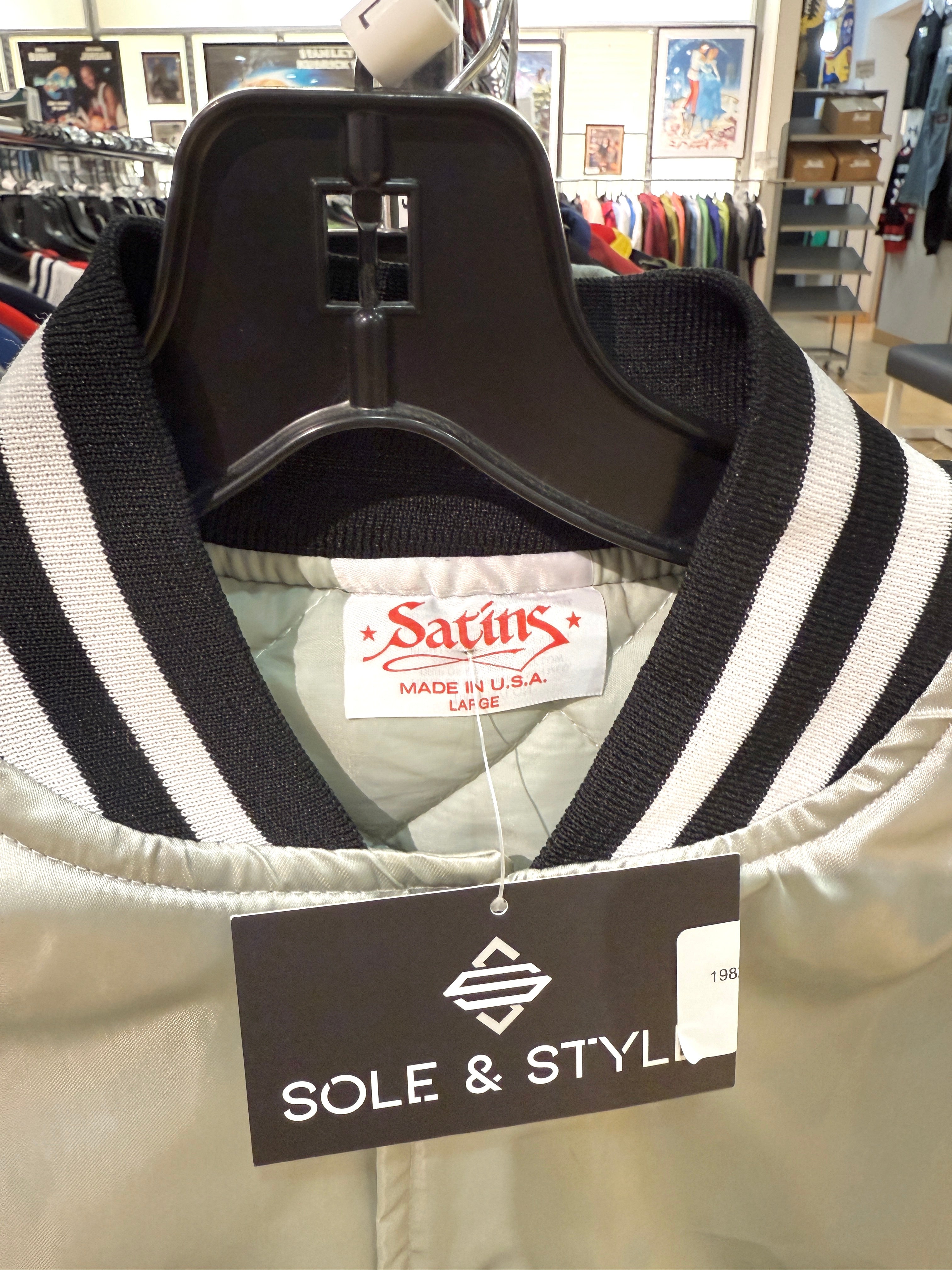 1982 Coors Light Silver Bullet Satin Jacket Sz L