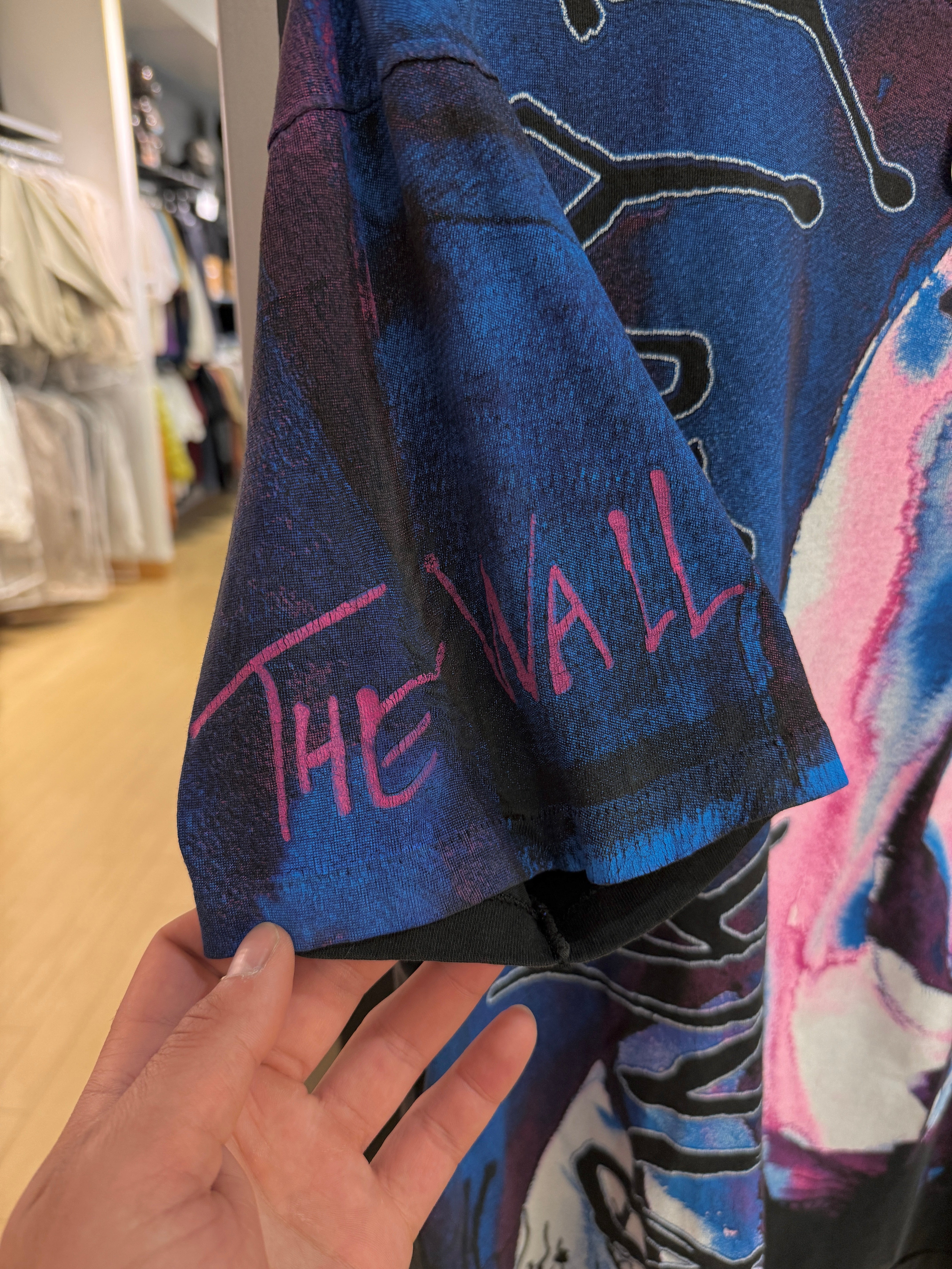 90s Pink Floyd The Wall All Over Print Tee Size XL