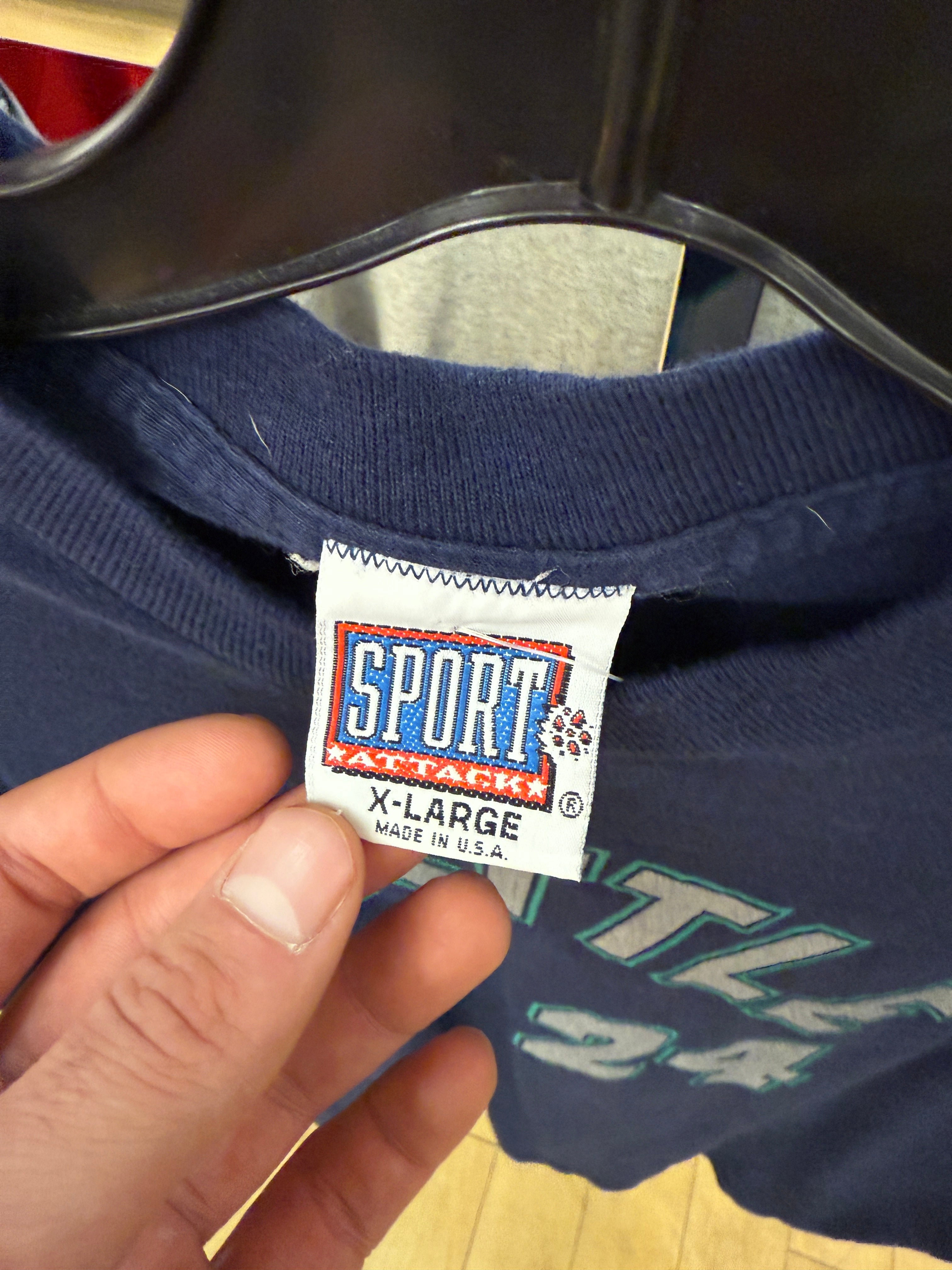 90s Ken Griffey Jr Seattle Mariners Jersey Shirt Sz XL