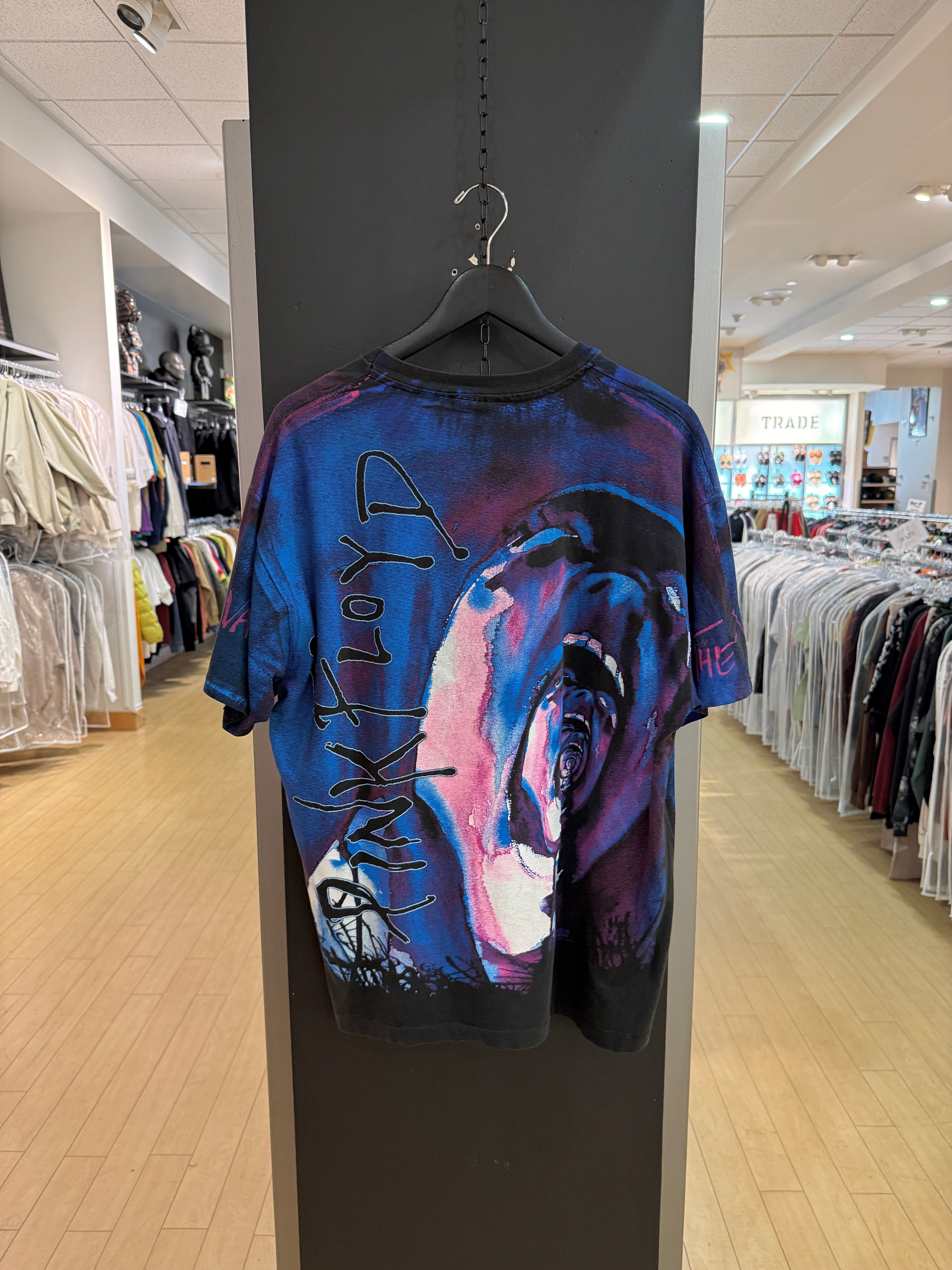 90s Pink Floyd The Wall All Over Print Tee Size XL