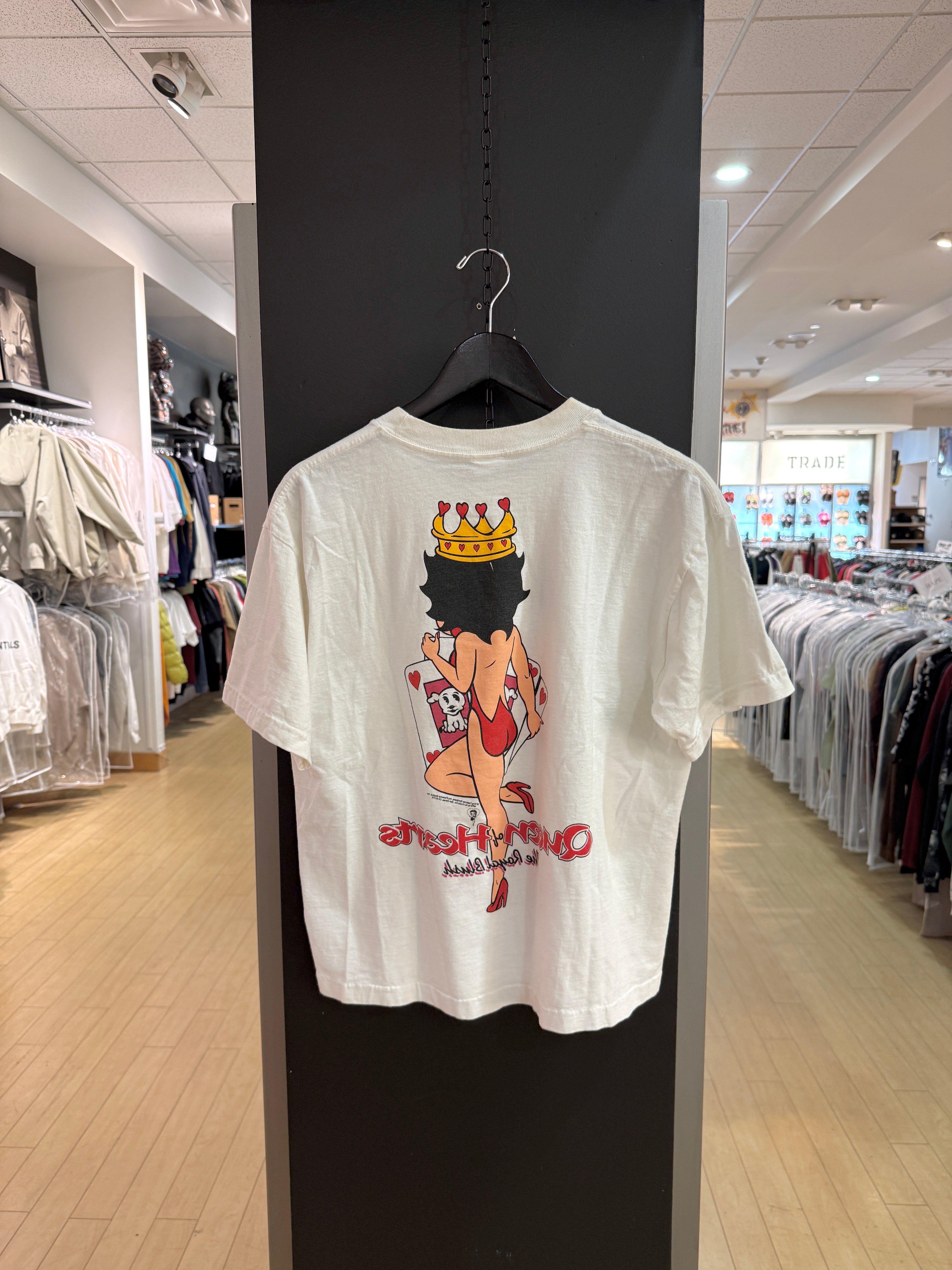 90s Betty Boop Queen of Hearts Tee Size L
