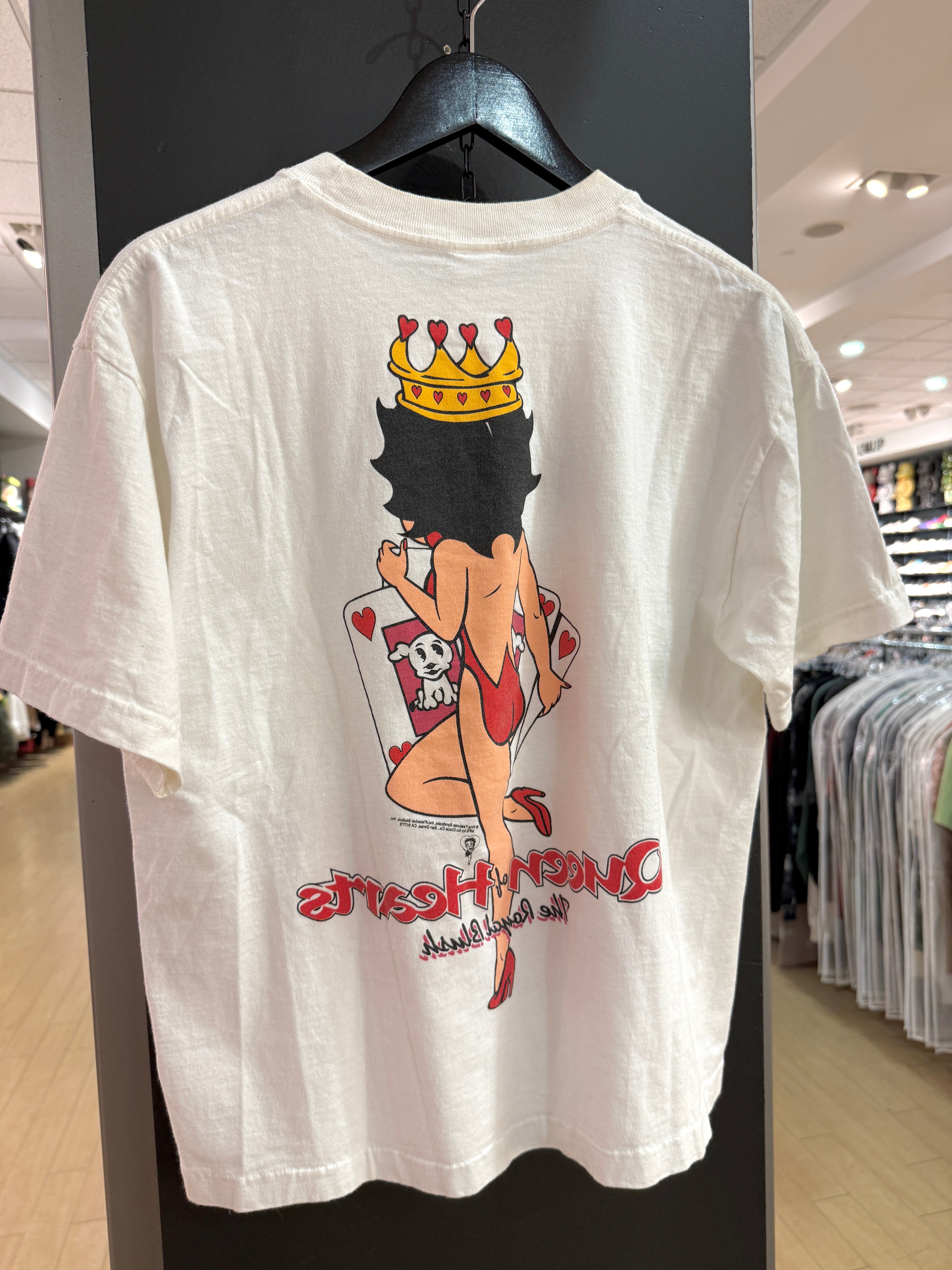 90s Betty Boop Queen of Hearts Tee Size L
