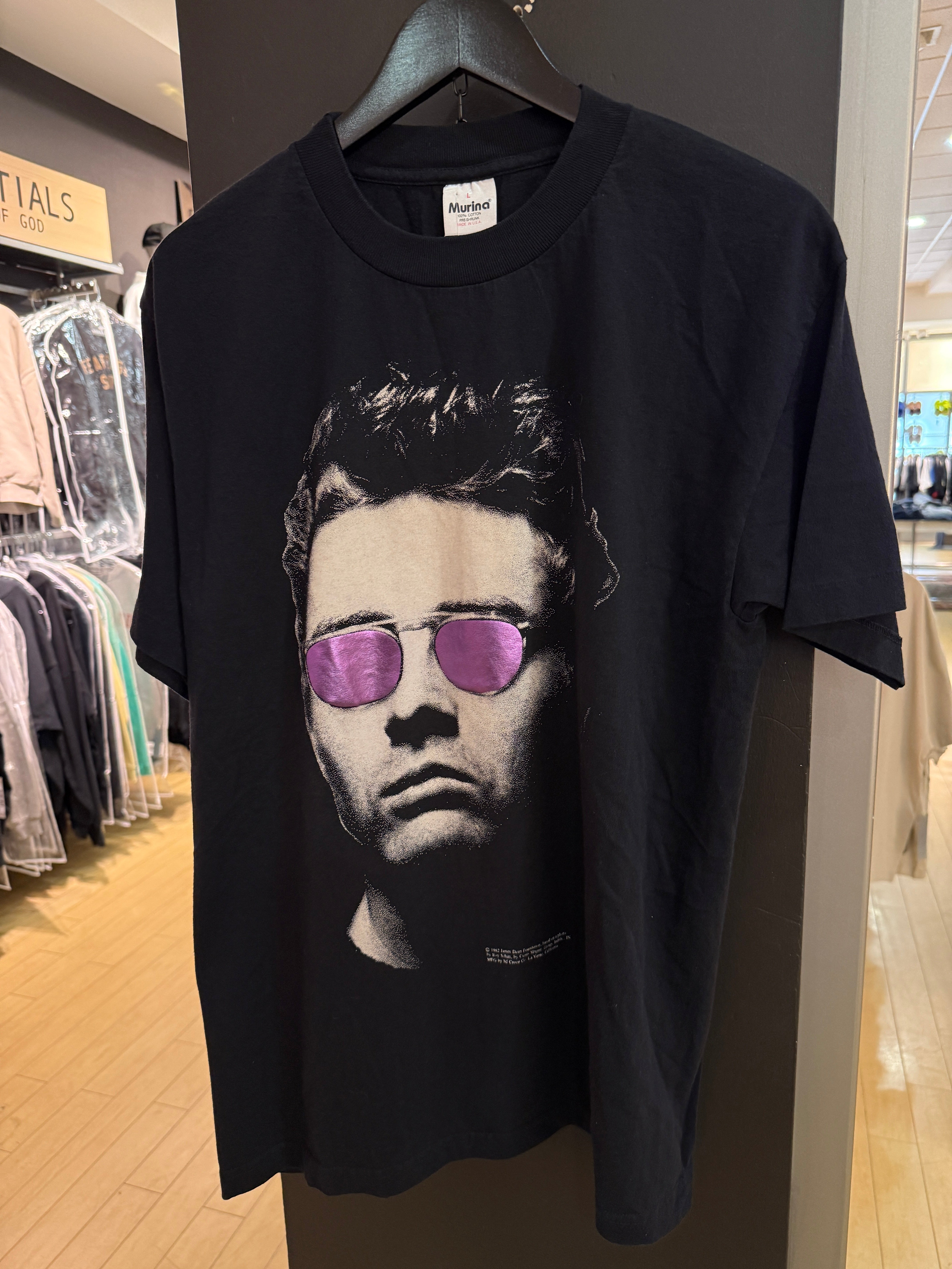 1982 James Dean Purple Shades Tee Size L