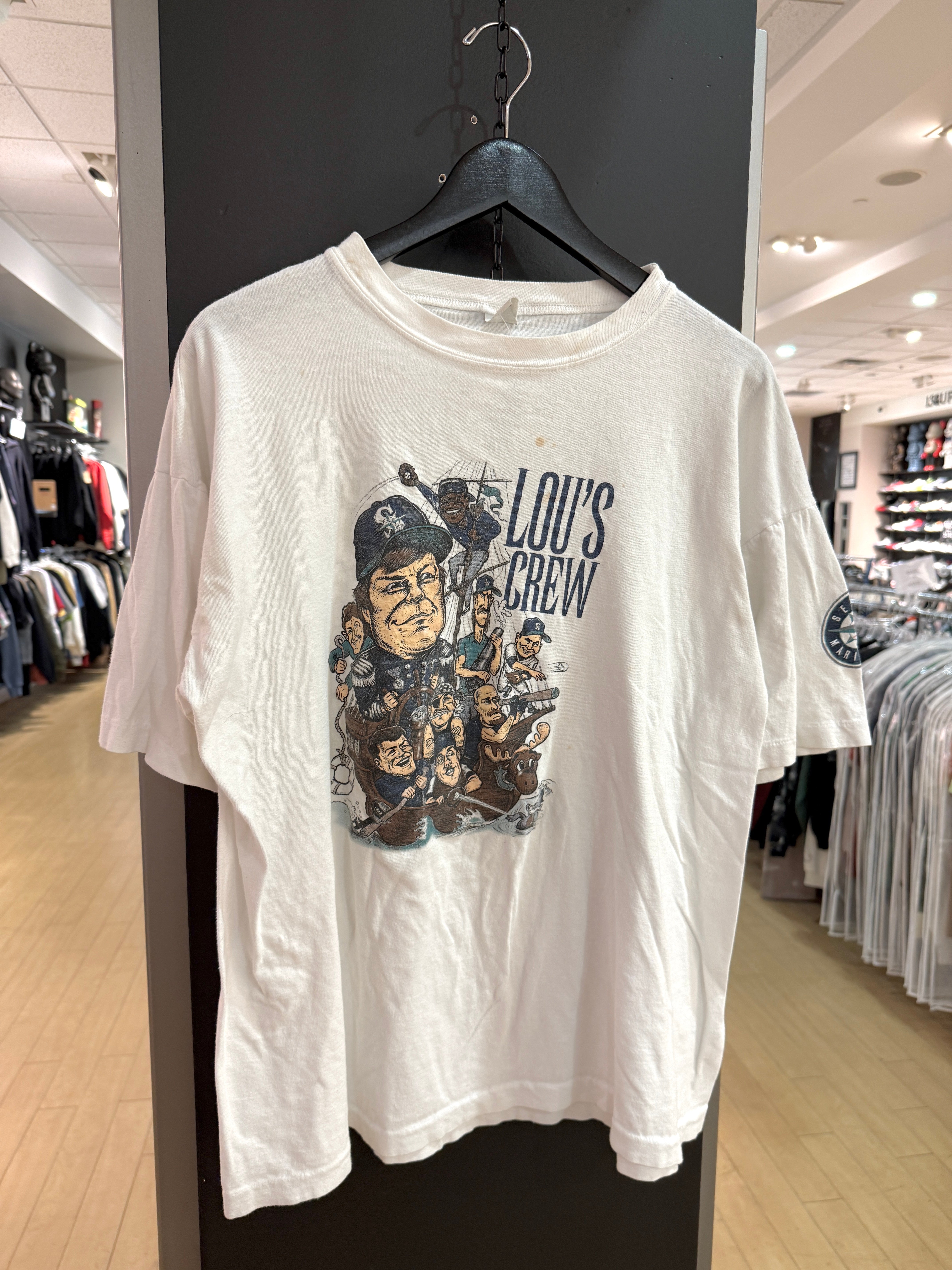 90s Lou's Crew Seattle Mariners Tee Size XL