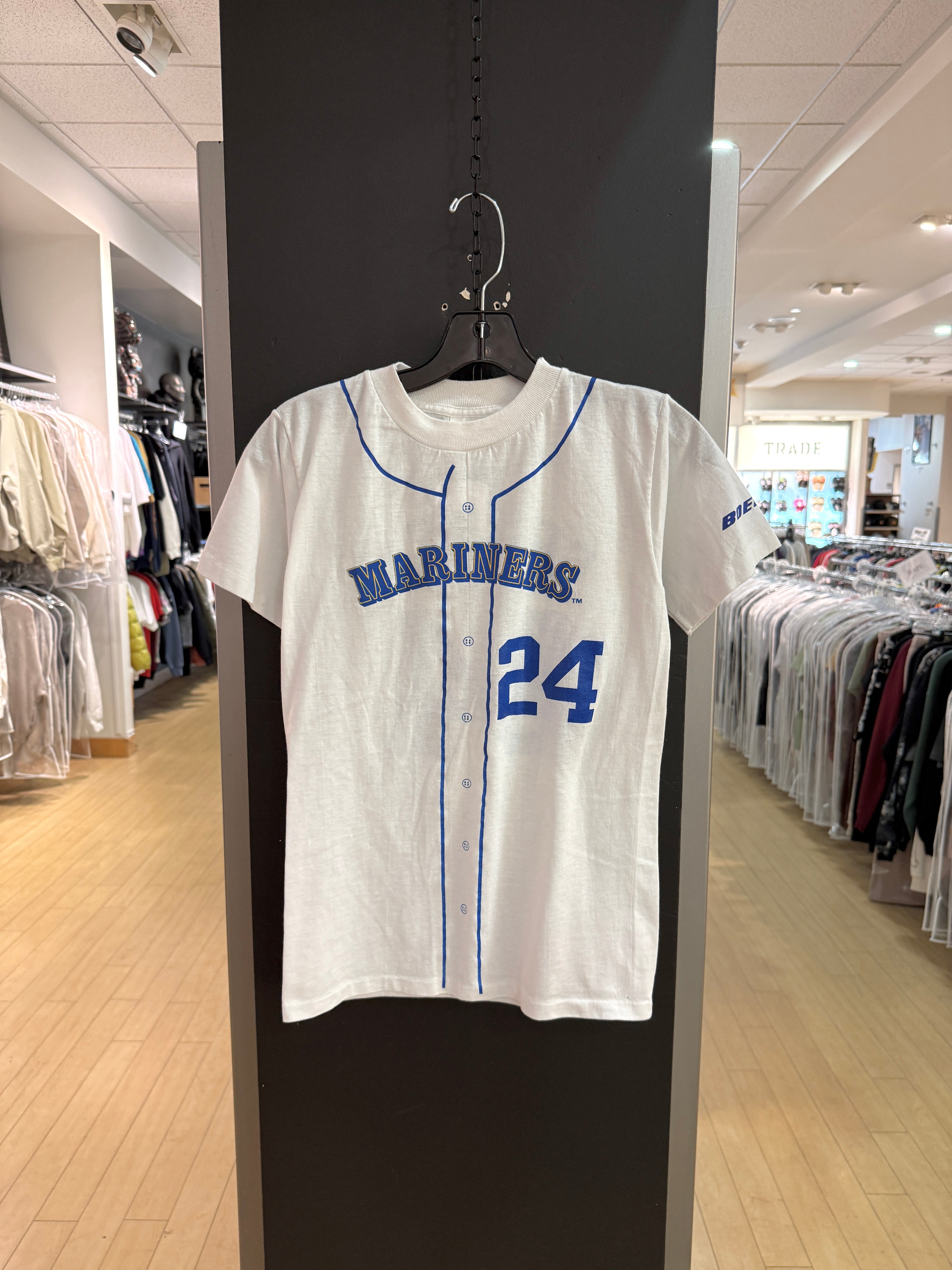90s Ken Griffey Jr Mariners Boeing Jersey Shirt Size Small