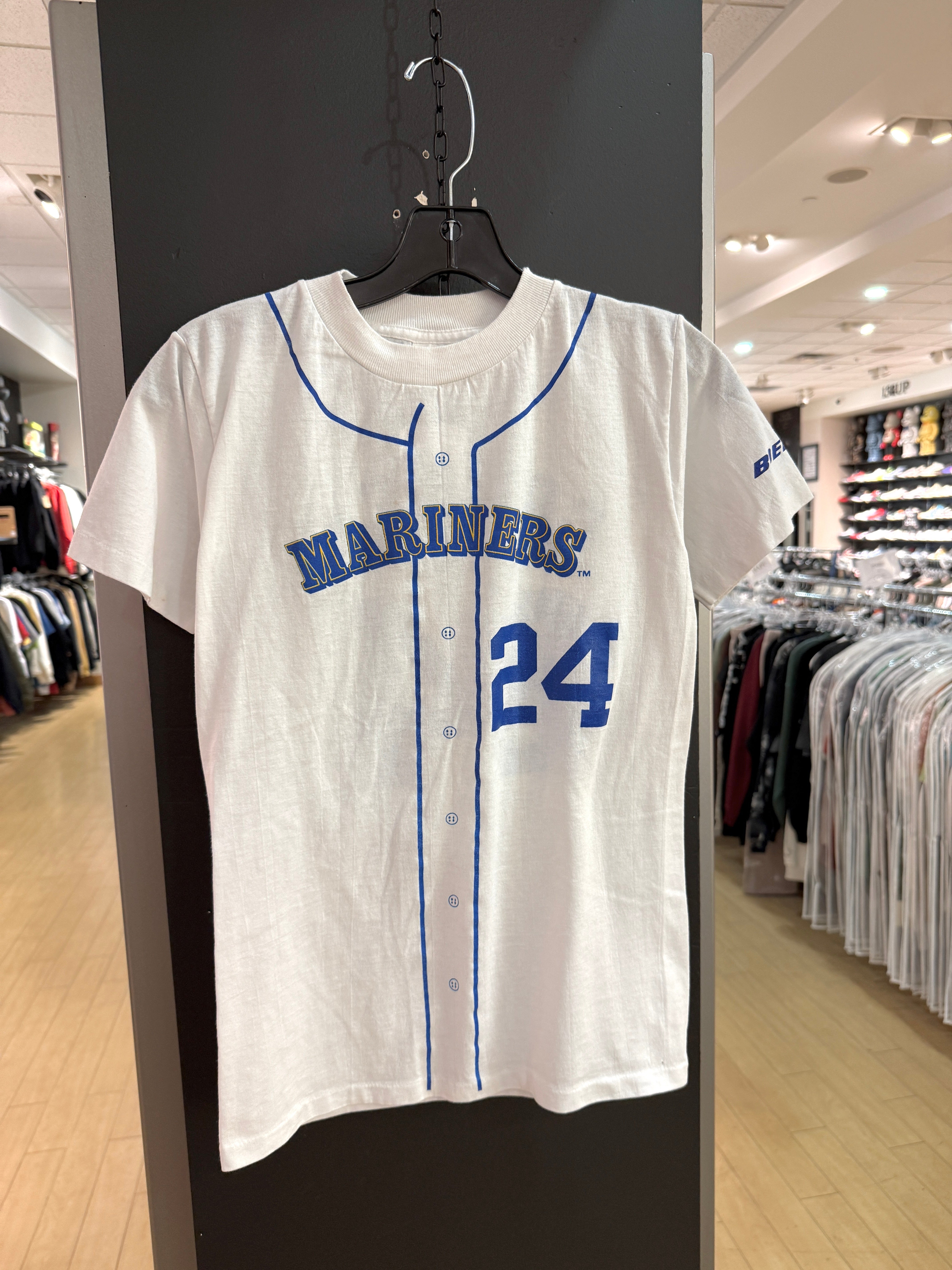 90s Ken Griffey Jr Mariners Boeing Jersey Shirt Size Small