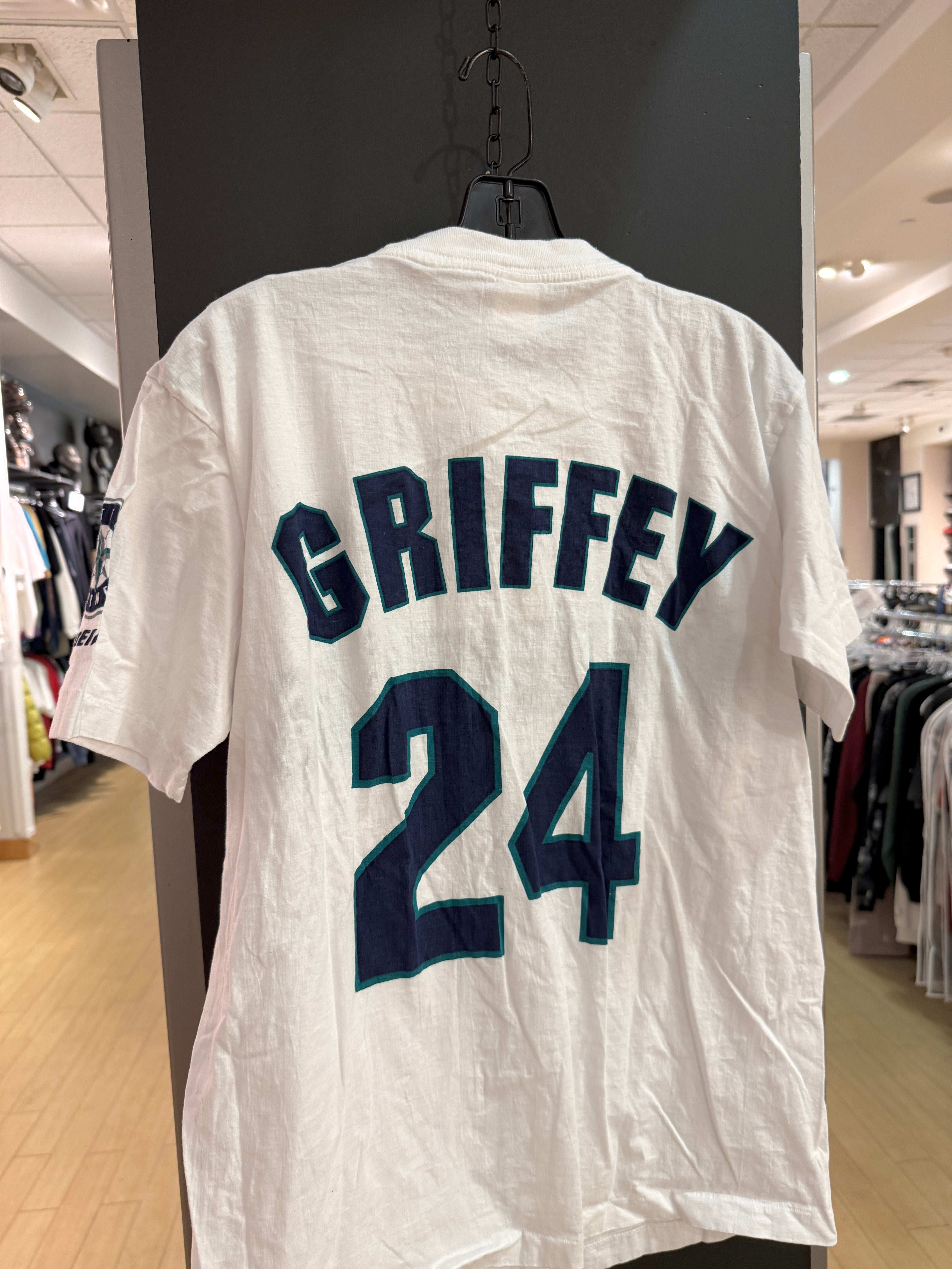Ken Griffey Jr Mariners Boeing Jersey Shirt Size M