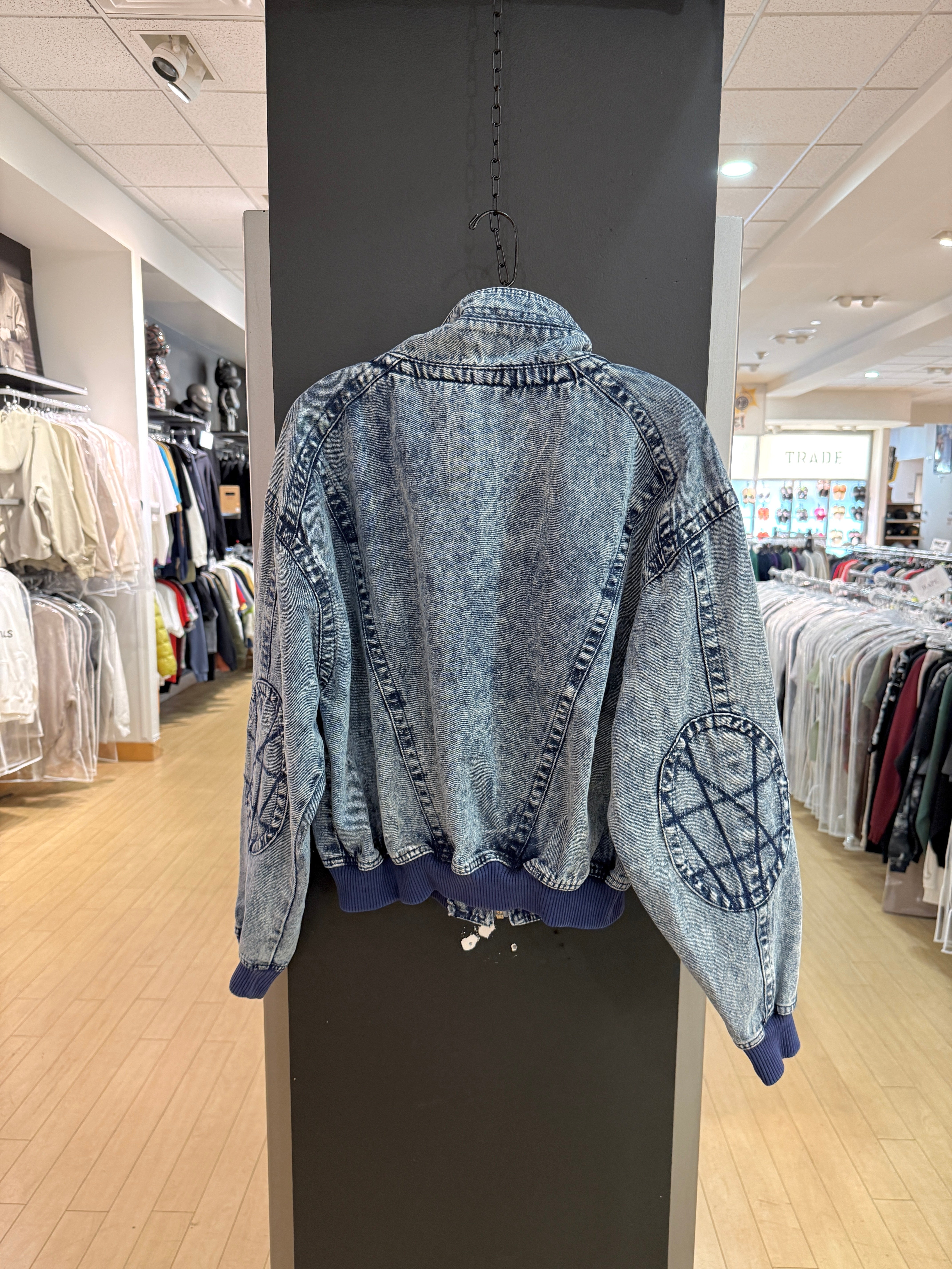 90s Nike Challenge Court Denim Jacket Size Small