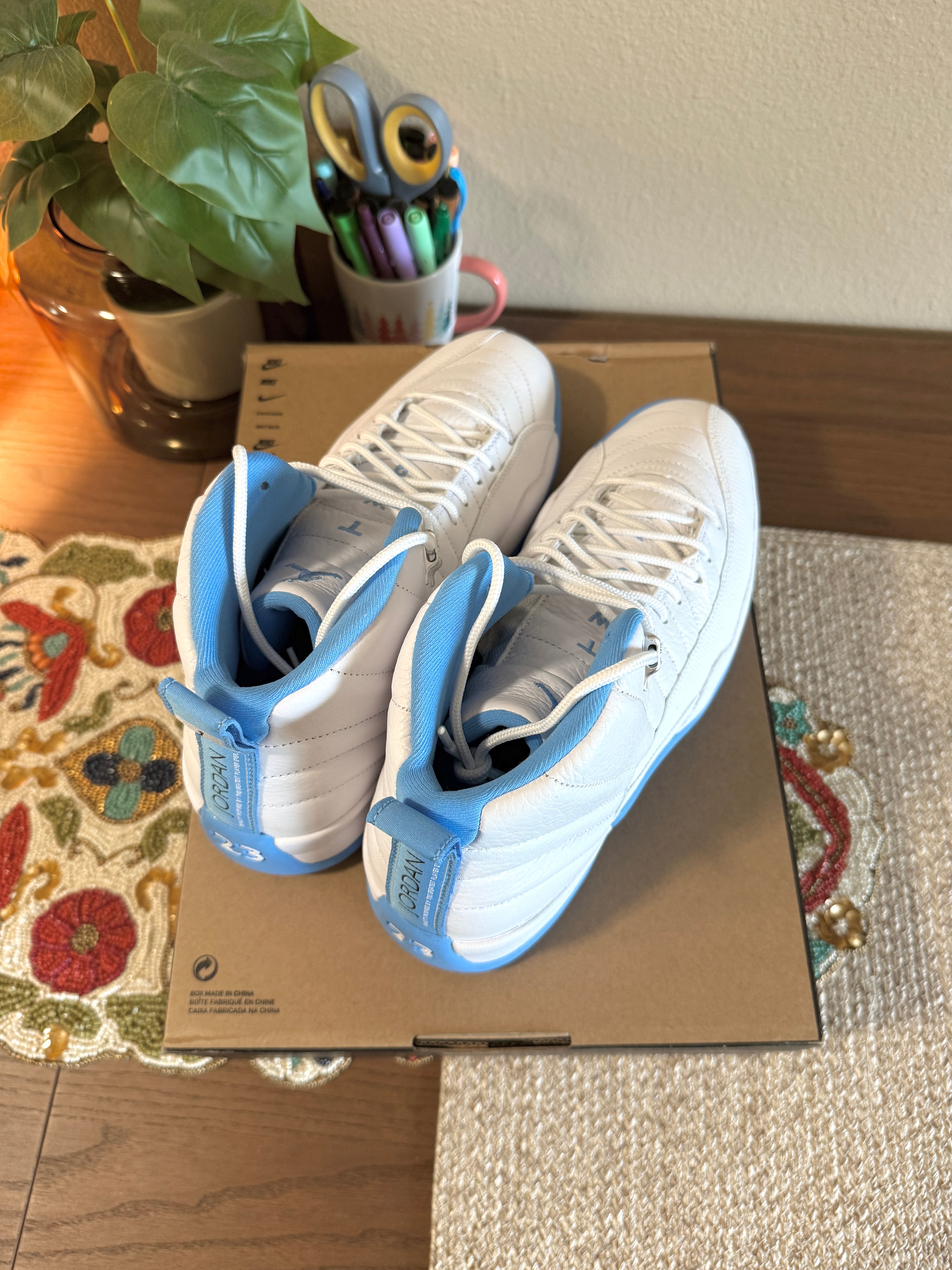Jordan 12 Retro Melo (2025) Size 9 MISSING LID