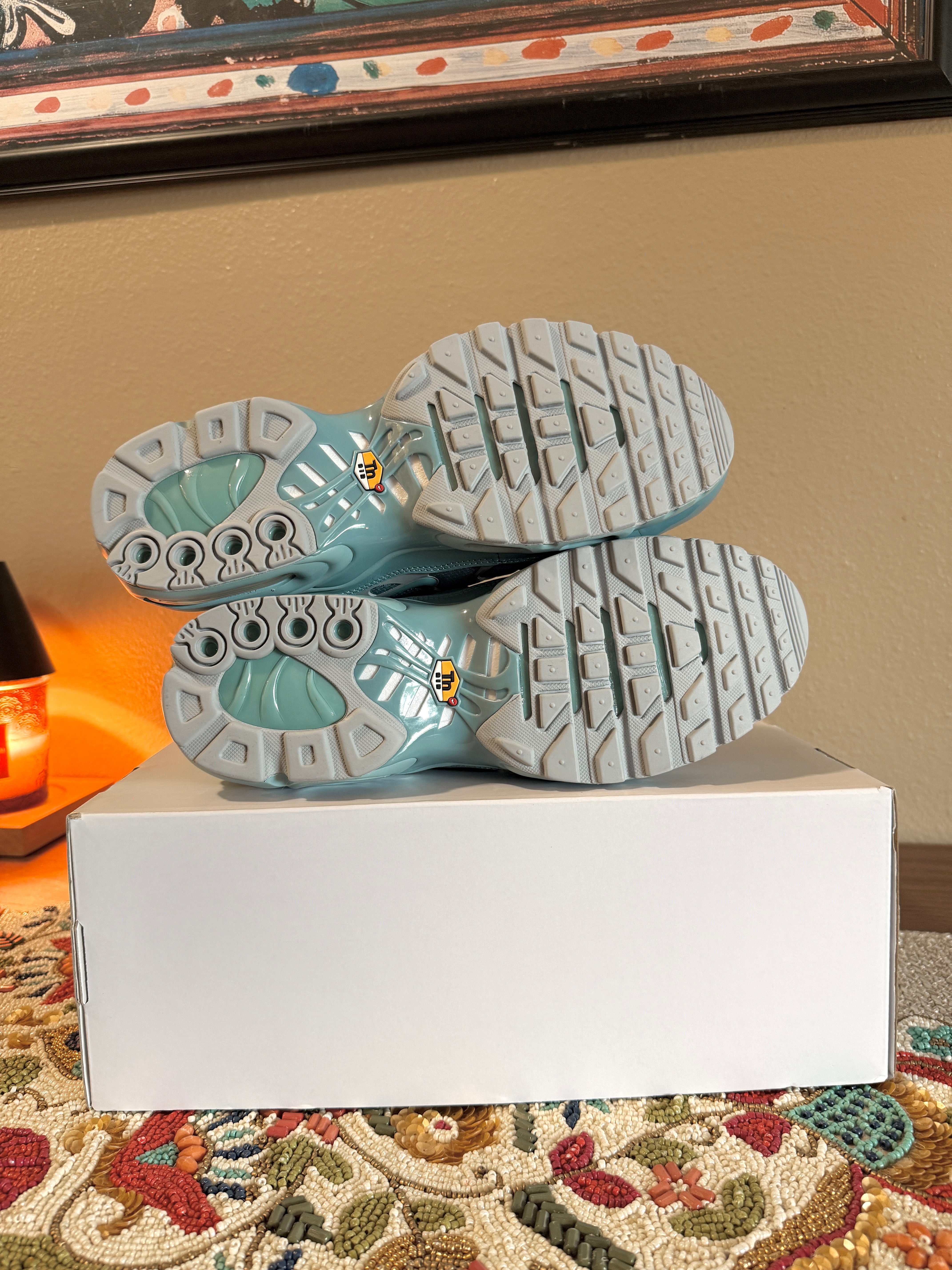 Nike ID By You Air Max Plus Igloo Size 9.5 Men's MISSING LID