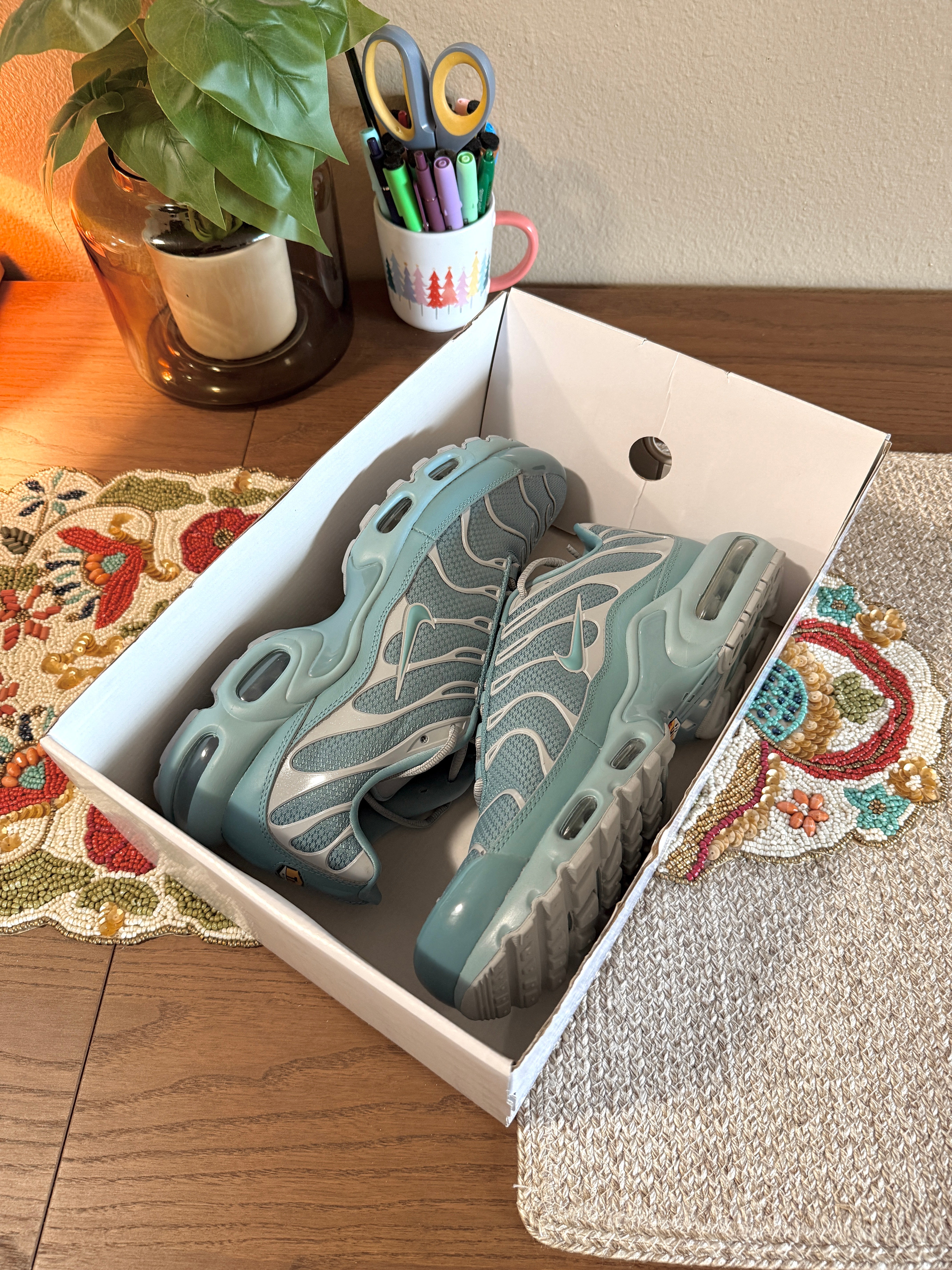 Nike ID By You Air Max Plus Igloo Size 9.5 Men's MISSING LID